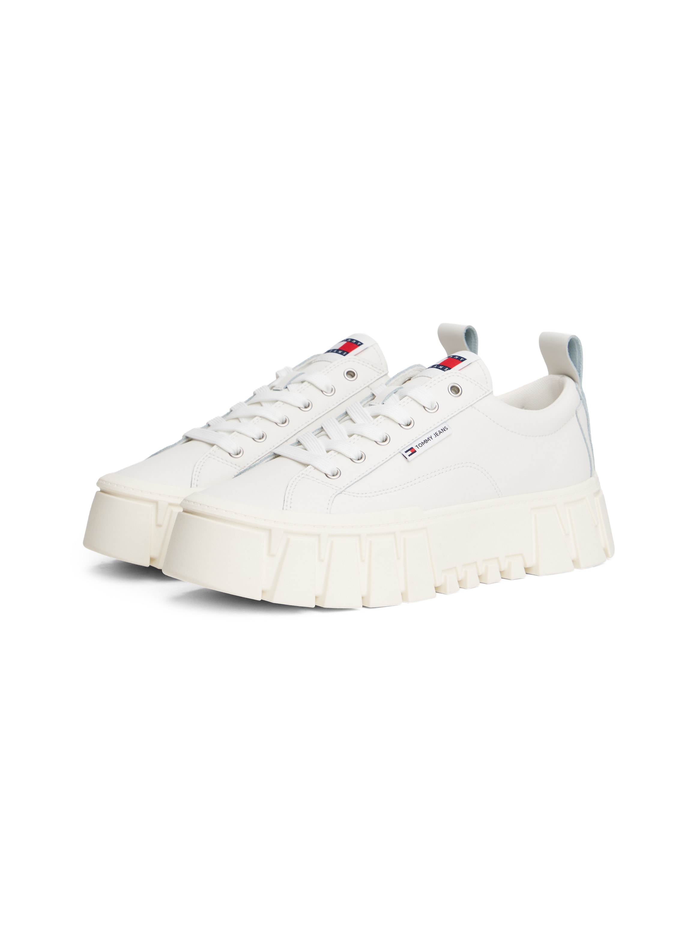 Tommy Jeans Plateausneaker "TJW VULC FLATFORM LEATHER" günstig online kaufen