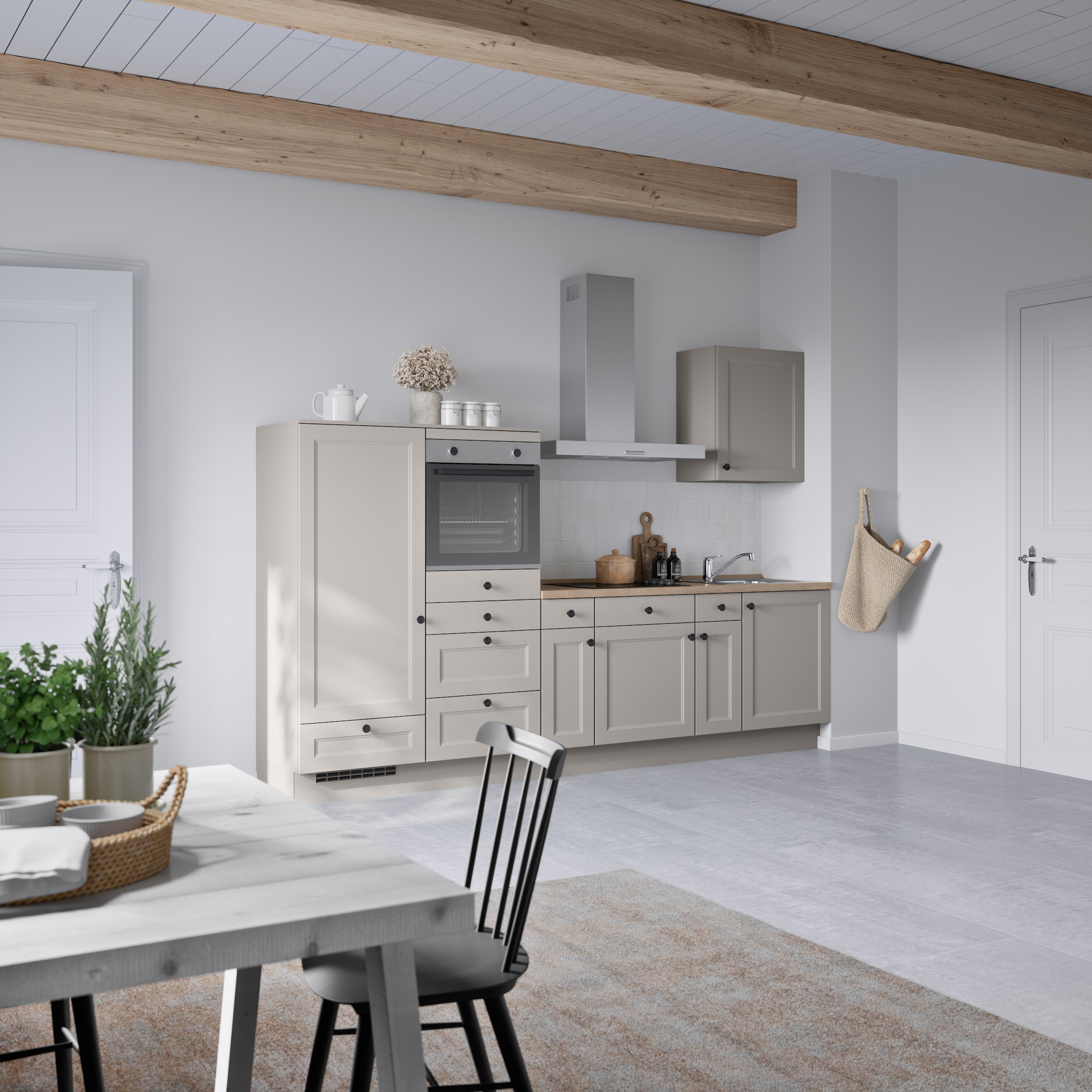nobilia® Küchenzeile »"Cascada I"«, vormontiert, Ausrichtung wählbar, Breite 300 cm, wahlw. mit E-Geräten
