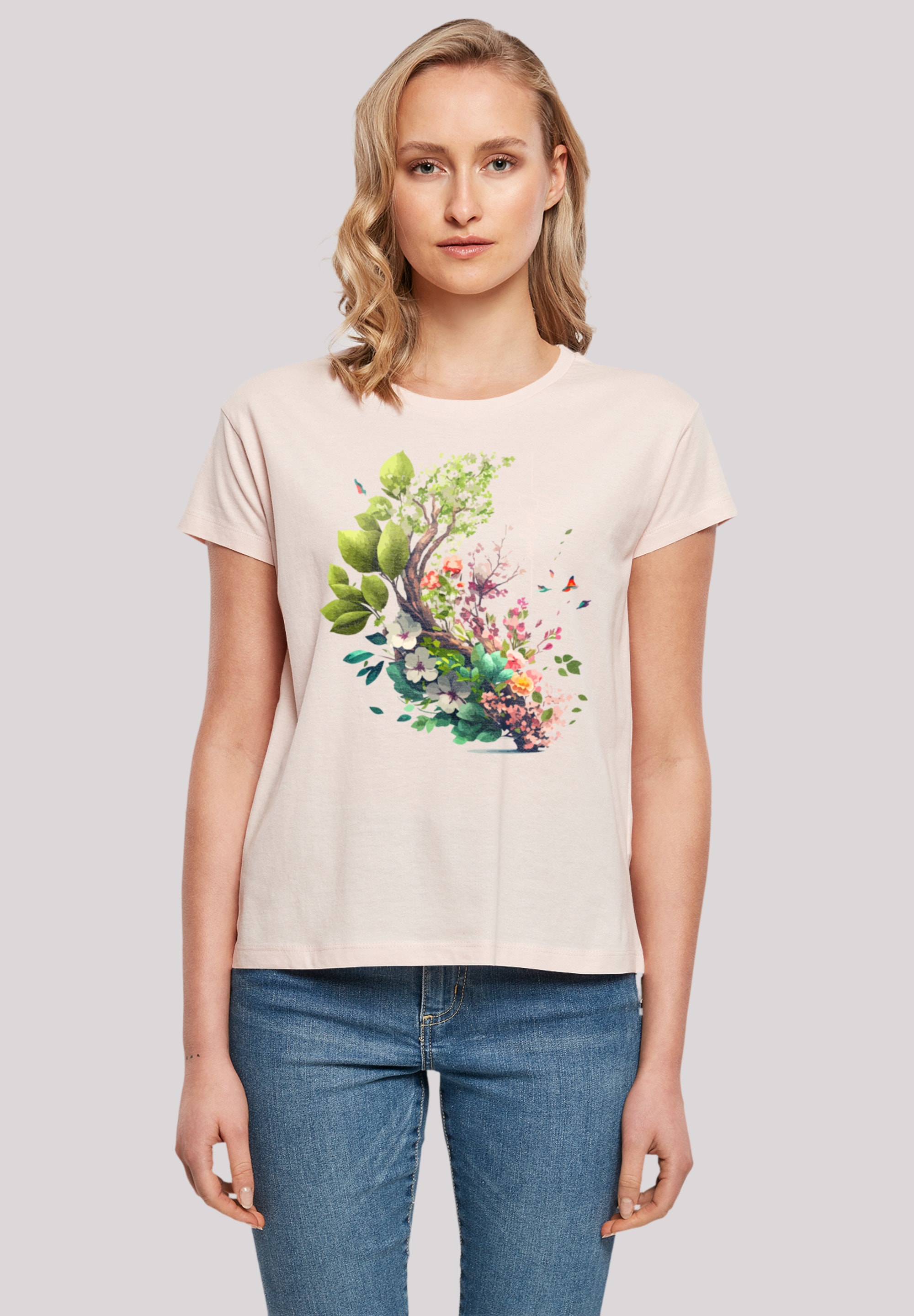 F4NT4STIC Marškinėliai »Spring Tree« Print