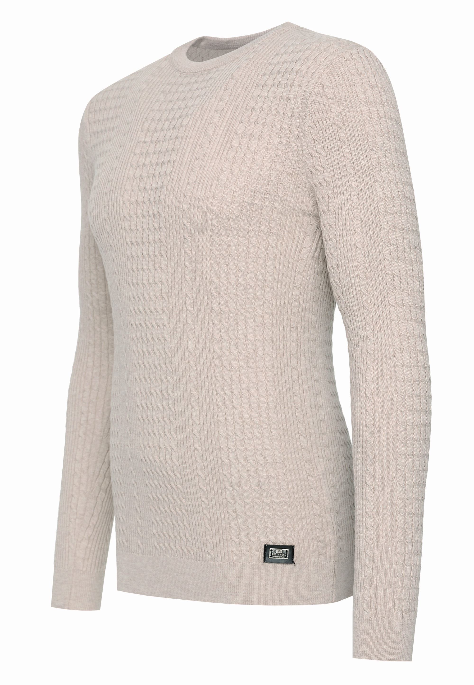 Rusty Neal Strickpullover, mit modernem Strickmuster