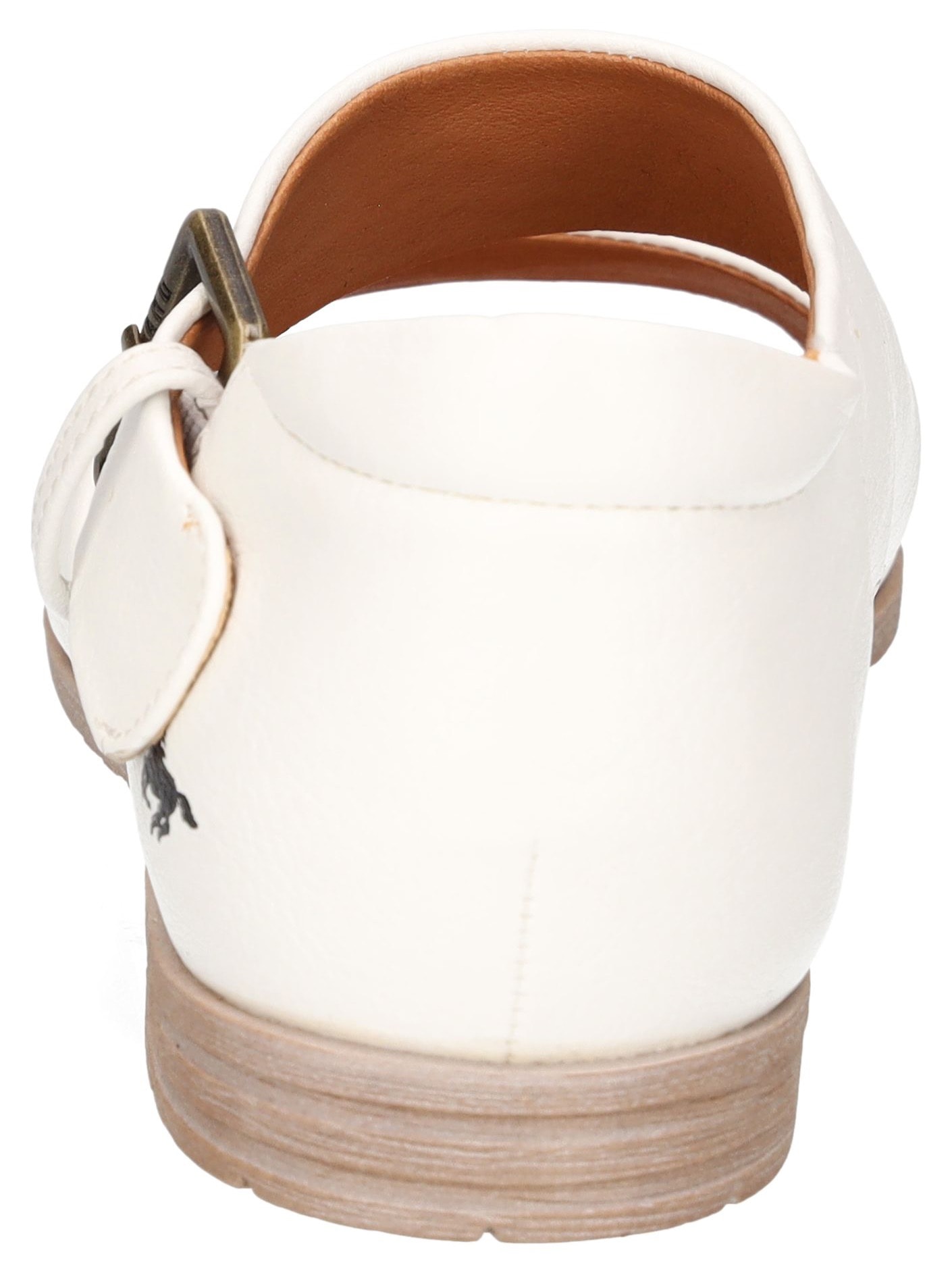 Mustang Shoes Sandale, Sommerschuh, Sandalette, Riemchensandale in asymmetrischer Optik
