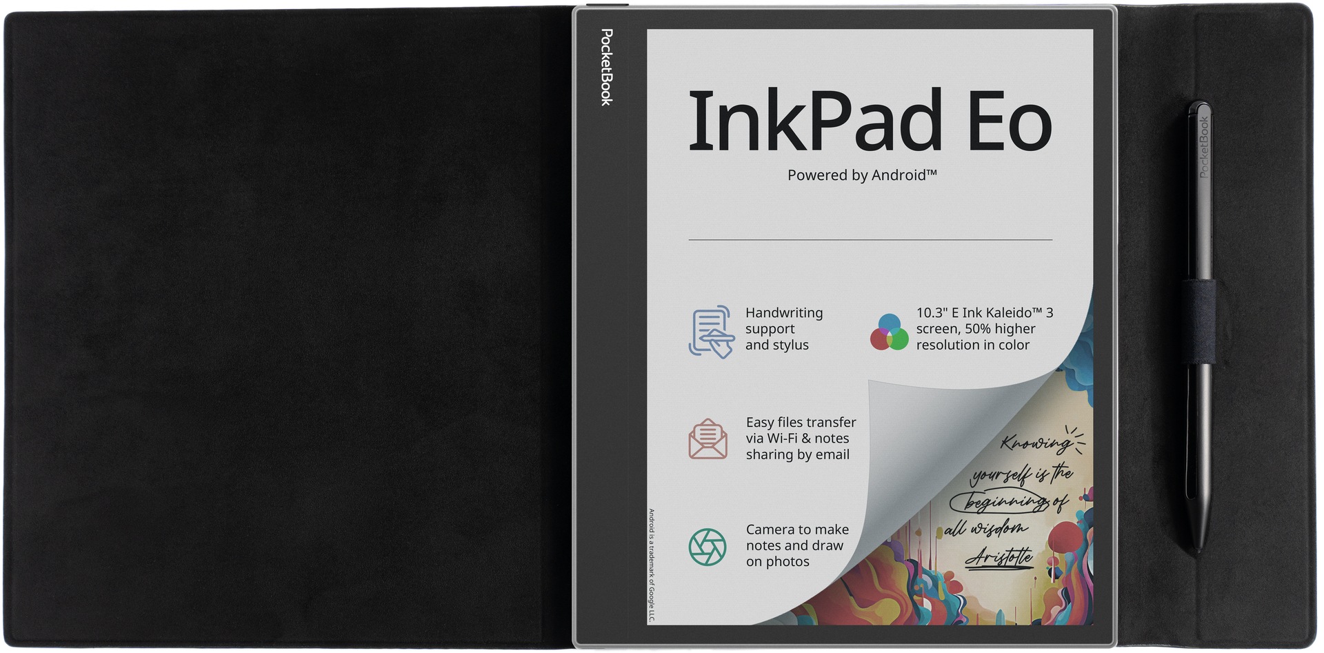 Techwood E-Reader-Hülle »Flip Cover für PocketBook InkPad Eo«, Bookcover, Schutzhülle, e-Reader-Hülle, Case, Schutzcase, stoßfest