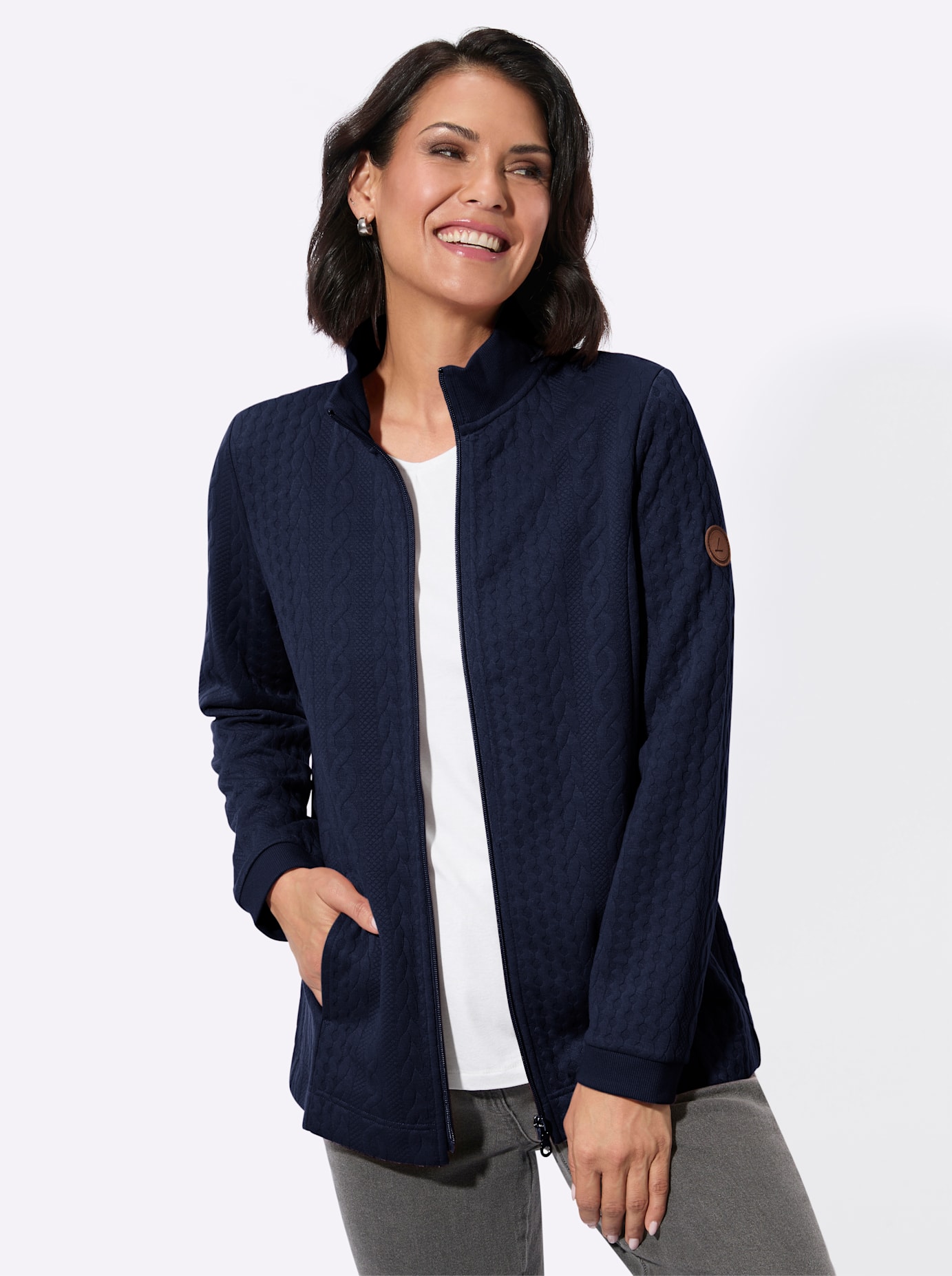 Casual Looks Shirtjacke "Jacquard-Shirtjacke" 1