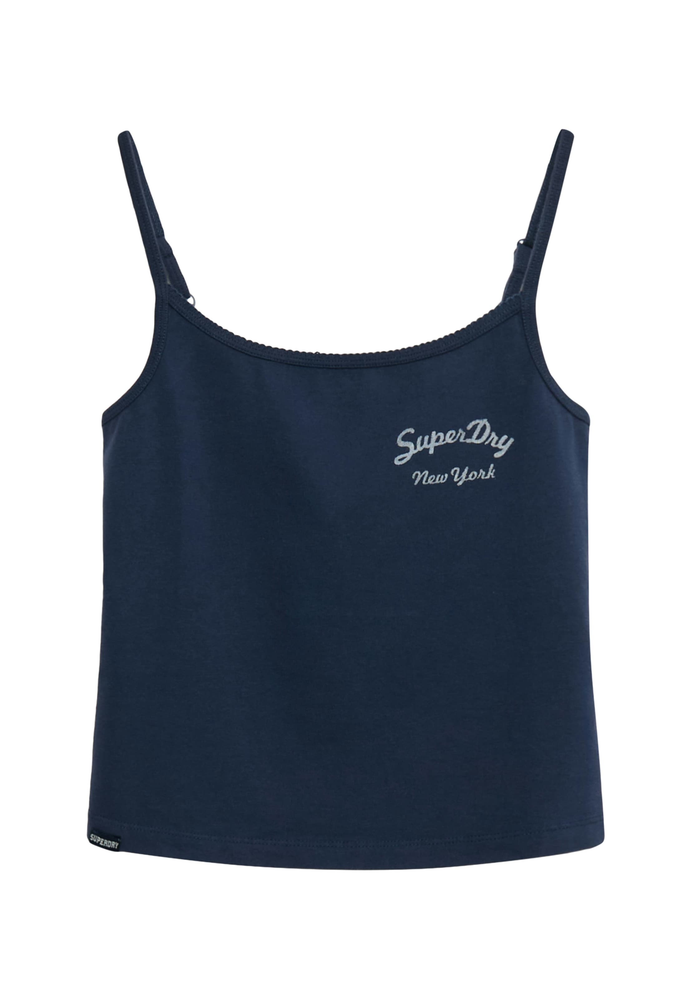 Superdry Tanktop "ATH ESS GRAPHIC CAMI" mit hübschem Spitzen-Detail am Ausc günstig online kaufen