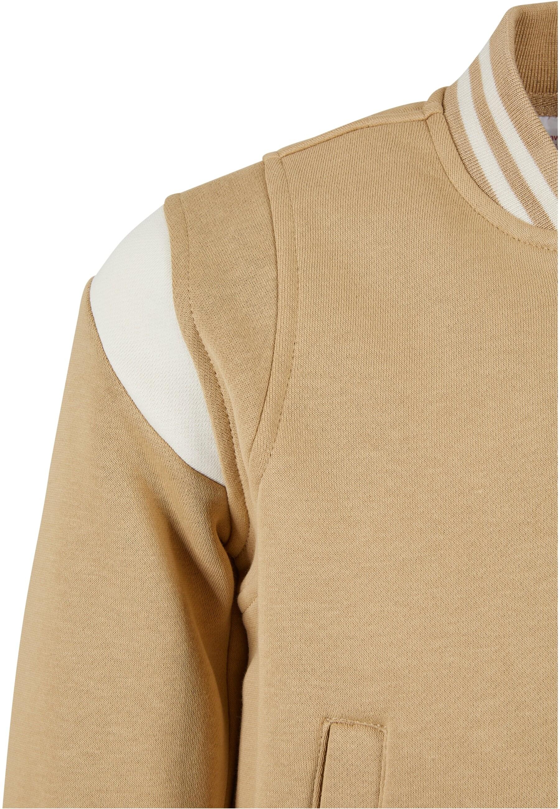 URBAN CLASSICS Allwetterjacke »Urban Classics Damen Girls Inset College Sweat Jacket«, (1 St.), ohne Kapuze