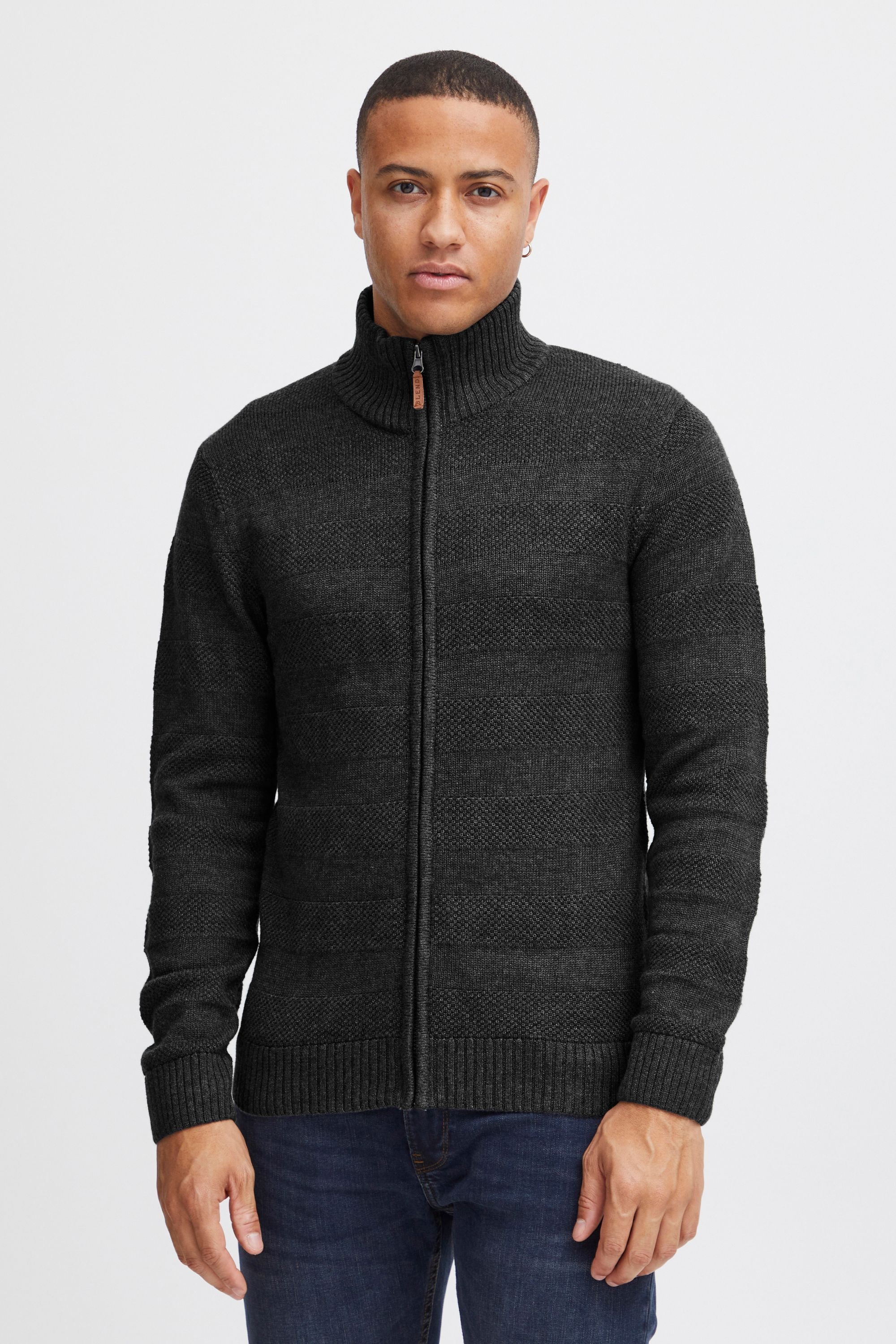 Blend Strickjacke "BHGalmaro", Strickjacke hochabschließendem Stehkragen günstig online kaufen