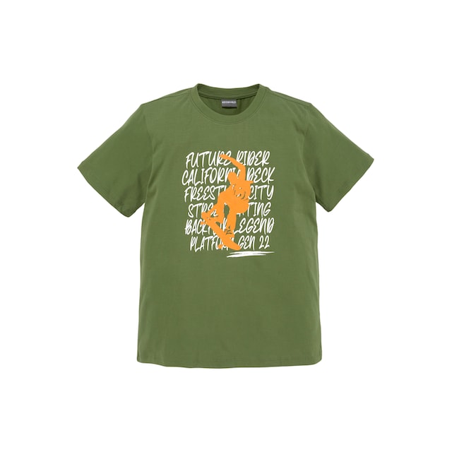 Black Friday KIDSWORLD T-Shirt »SKATER«, (Packung, 2 tlg.), mit unterschiedlichen  Drucken | BAUR