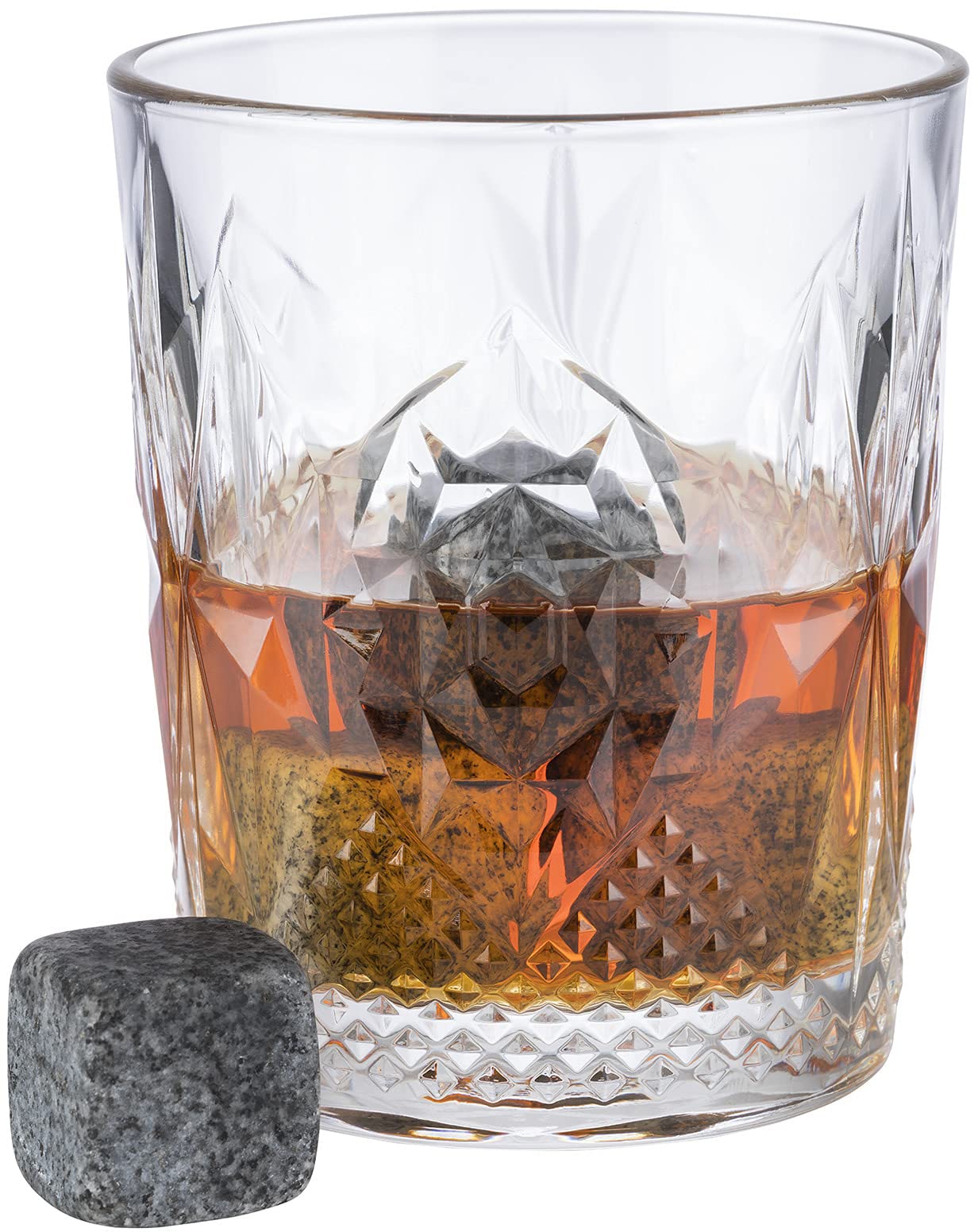 Buddy's Eiswürfel-Steine »Buddy´s Bar«, Set, 10 St., 9 Whisky Steine, Geschenkset Basic, geschmacksneutrale Kühlsteine