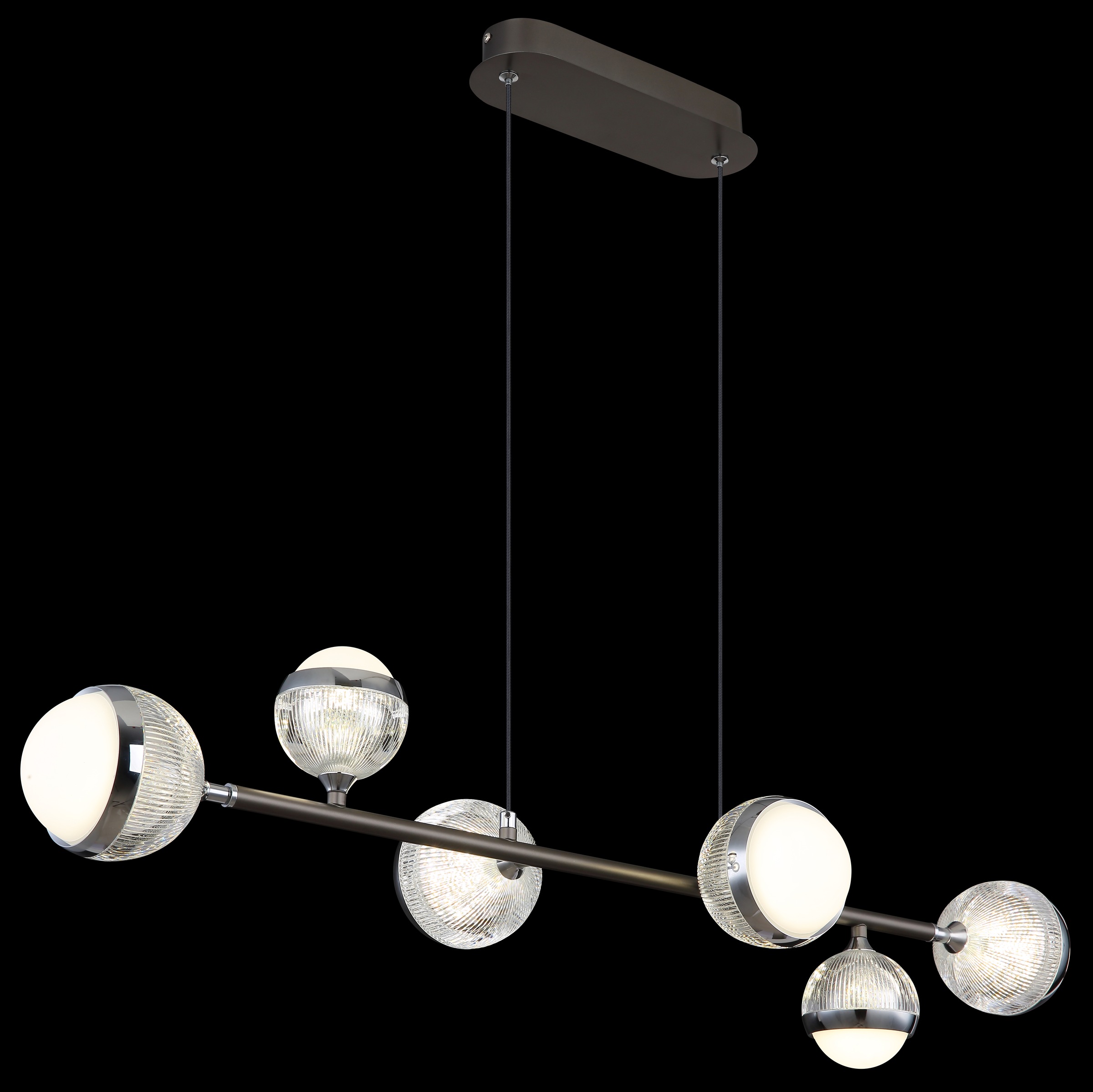 GLOBO LIGHTING LED Pendelleuchte »UNTSY«, Leuchtmittel LED-Modul | LED fest integriert, Hängelampe/Hängeleuchte/Wohnzimmer/Esstisch/elegant
