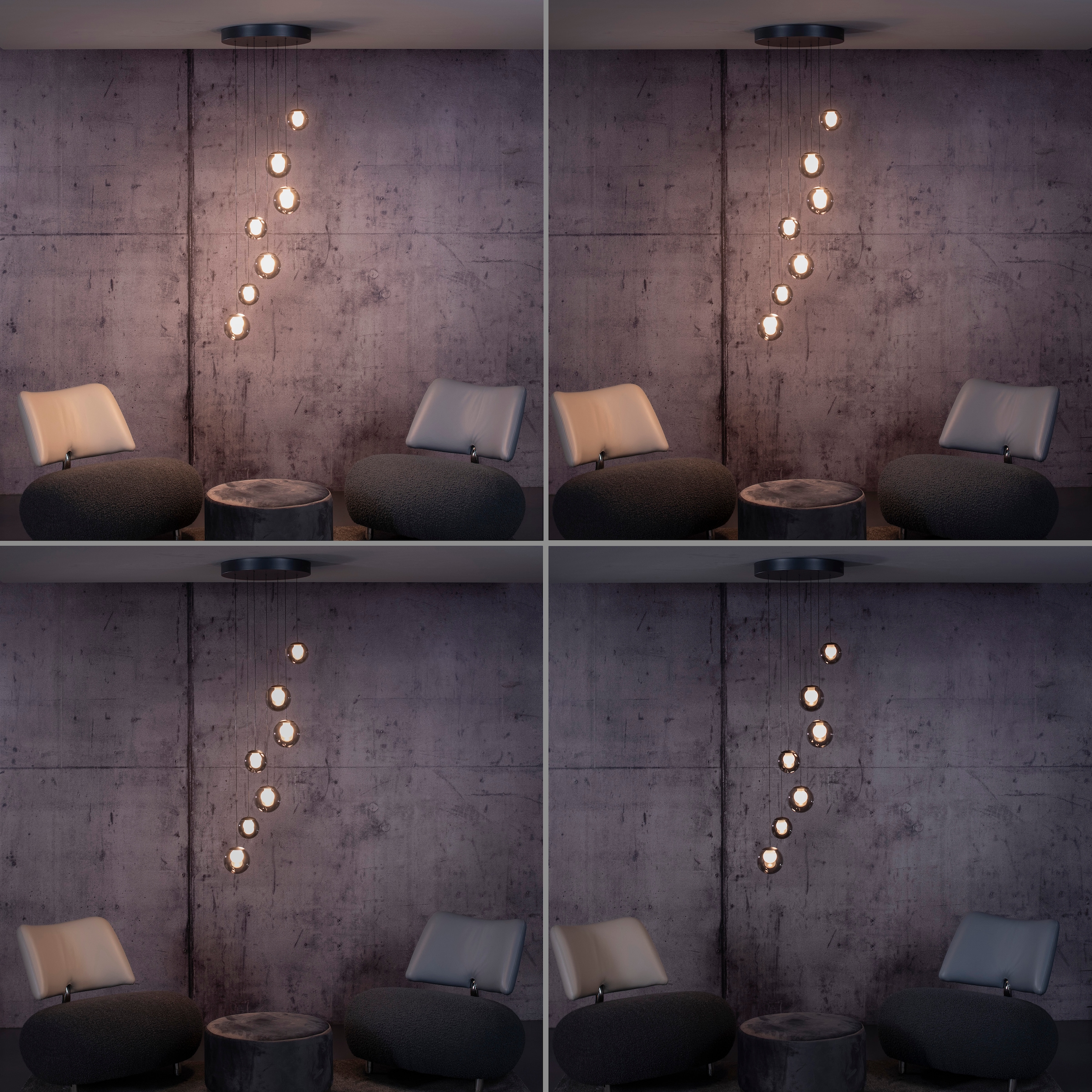 Neuhaus PURE LED Pendelleuchte »PURE Popup« LED-Board 1 Stk. warmweiß - kaltweiß Comfort Lift, CCT, dimmbar über Fernbedienung