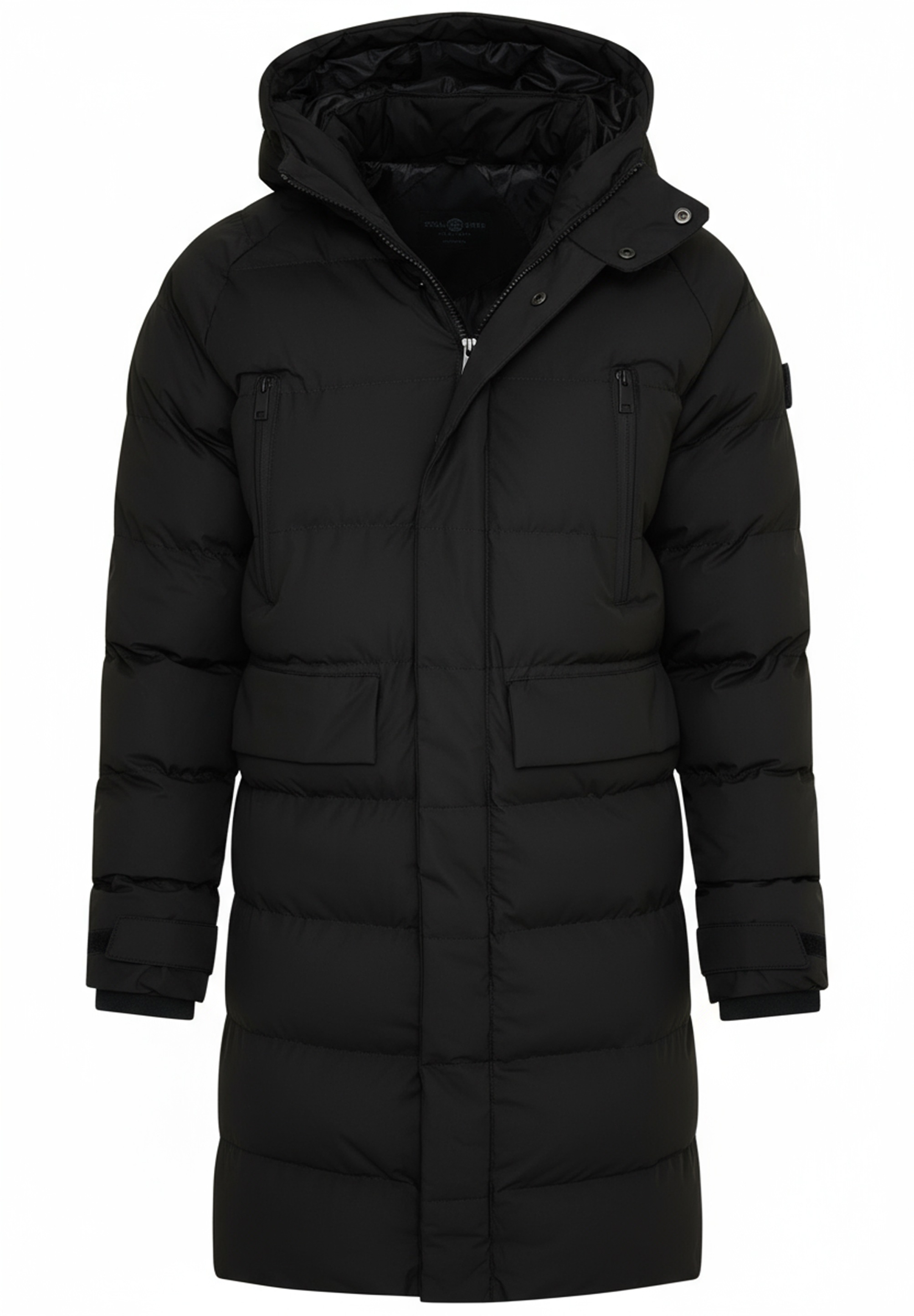 SOULSTAR Parka »Winterjacke als Langer Steppmantel - Winterparka« mit Kapuze Herren Winterjacke Wintermantel Steppjacke Pufferjacke mit Kapuze