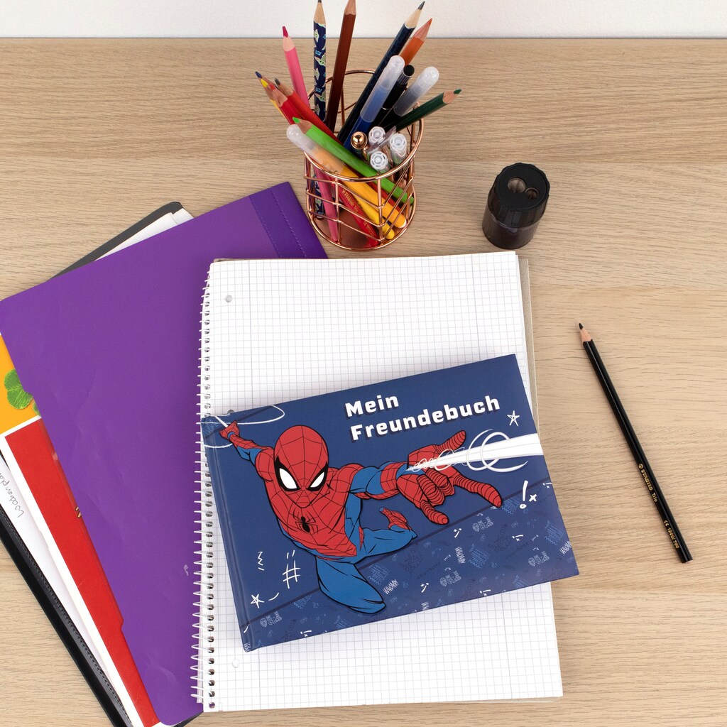Scooli Buch »Spiderman«, (Set, 3 St.)