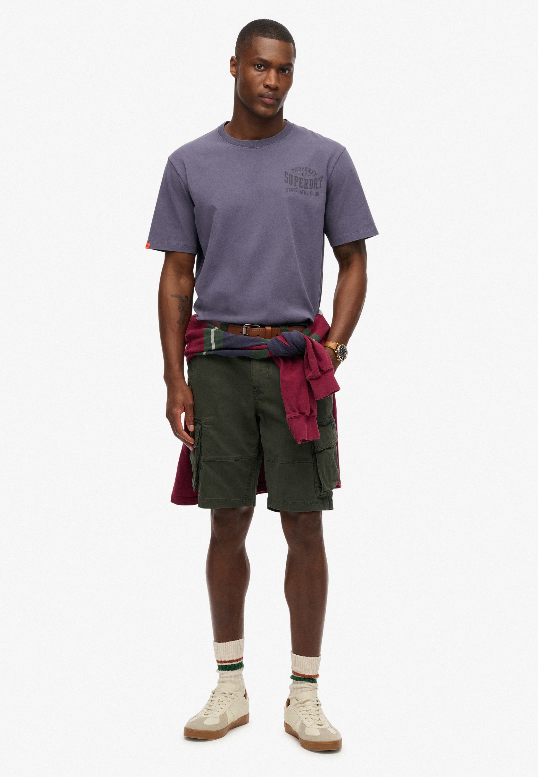 Superdry Rundhalsshirt »ATHLETIC ESS TEE«