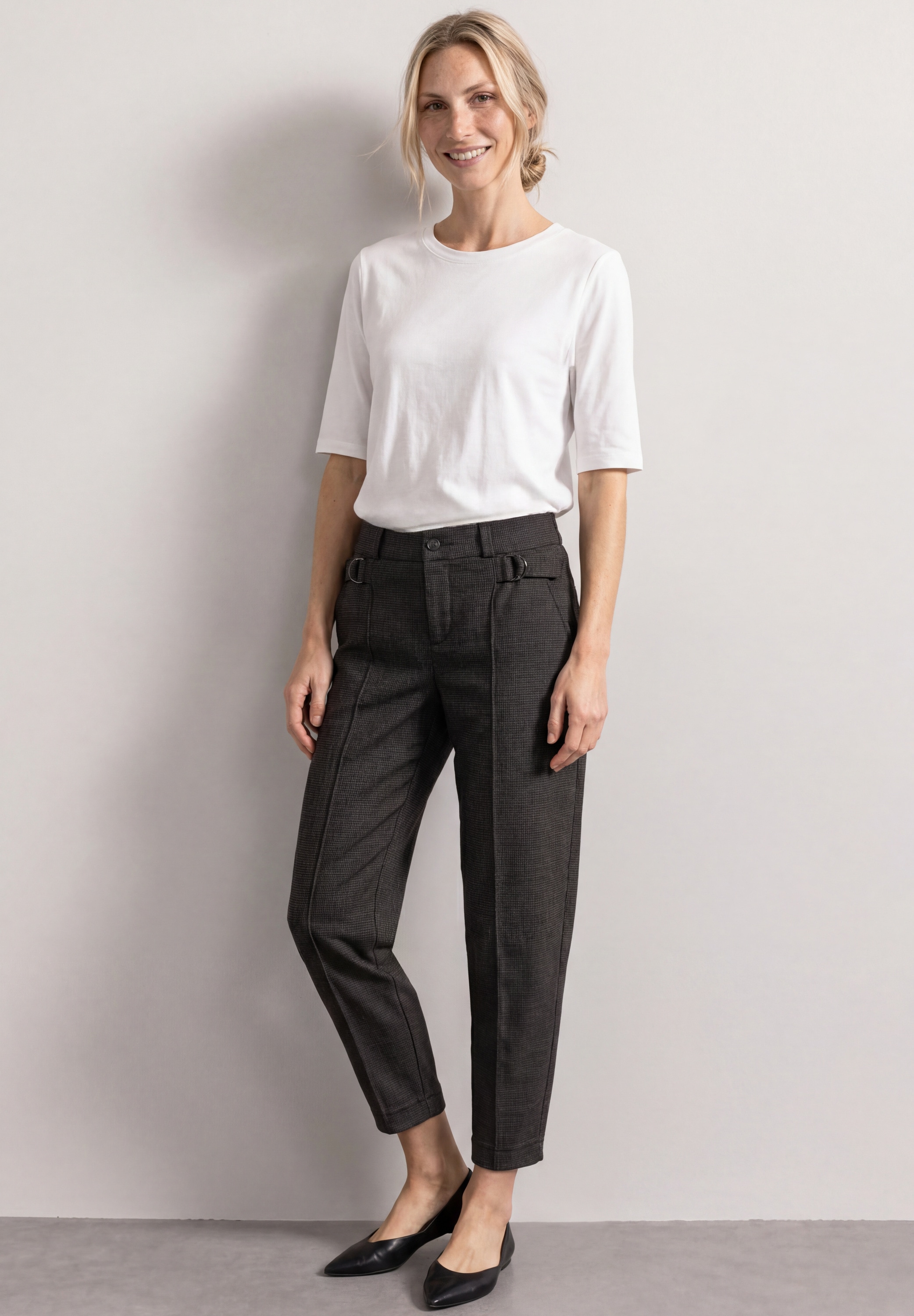 STREET ONE Stoffhose  High Waist