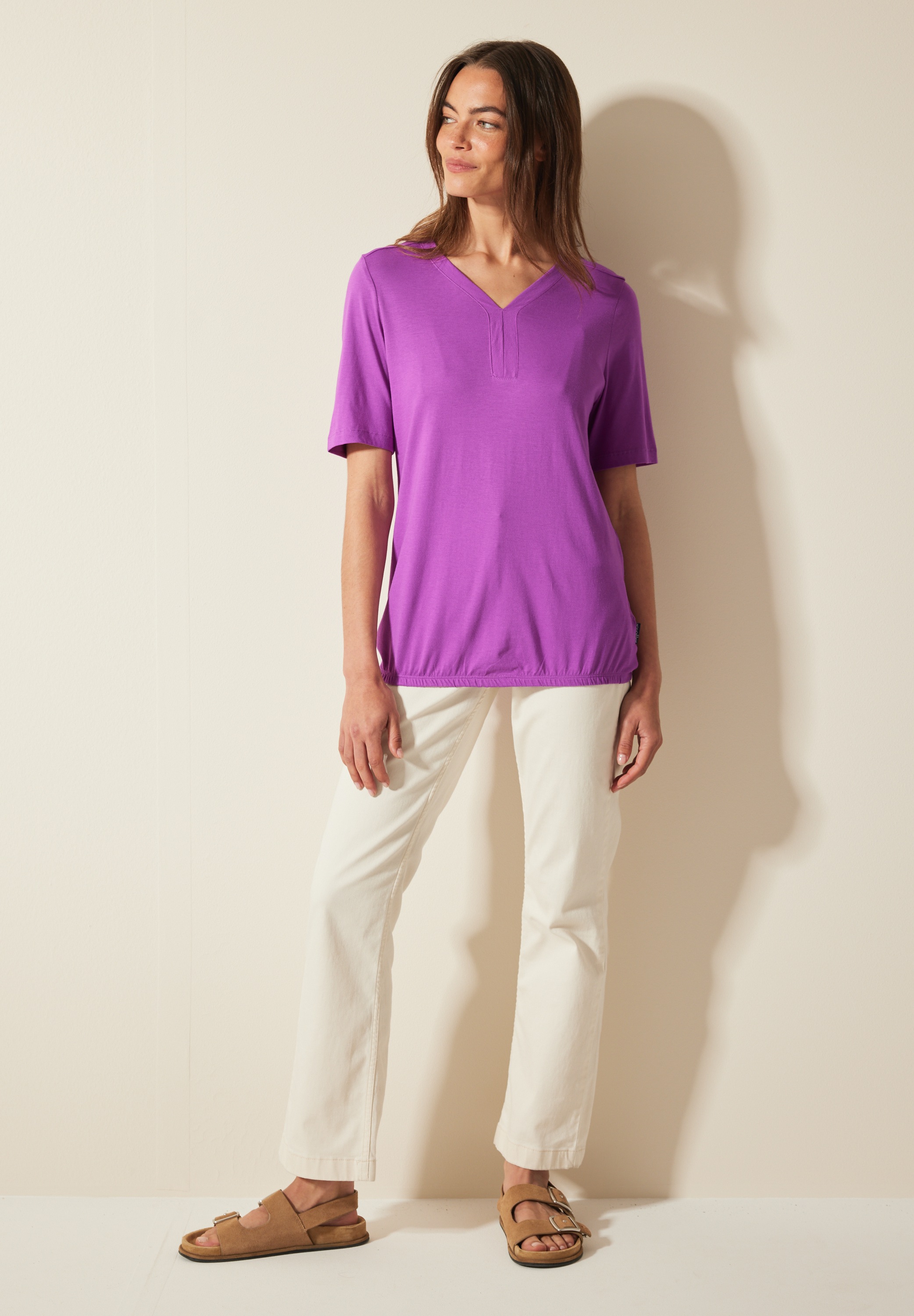 Thumbnail - Cecil Tunikashirt mit V-Ausschnitt