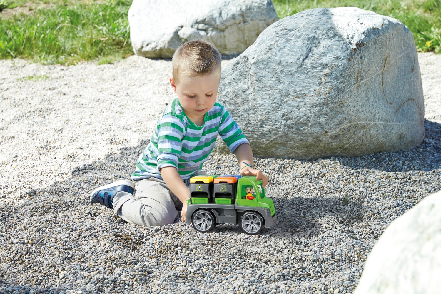 Lena® Spielzeug-Transporter »TRUXX Recycling Truck«, inkl. 1 Spielfigur; Made in Europe