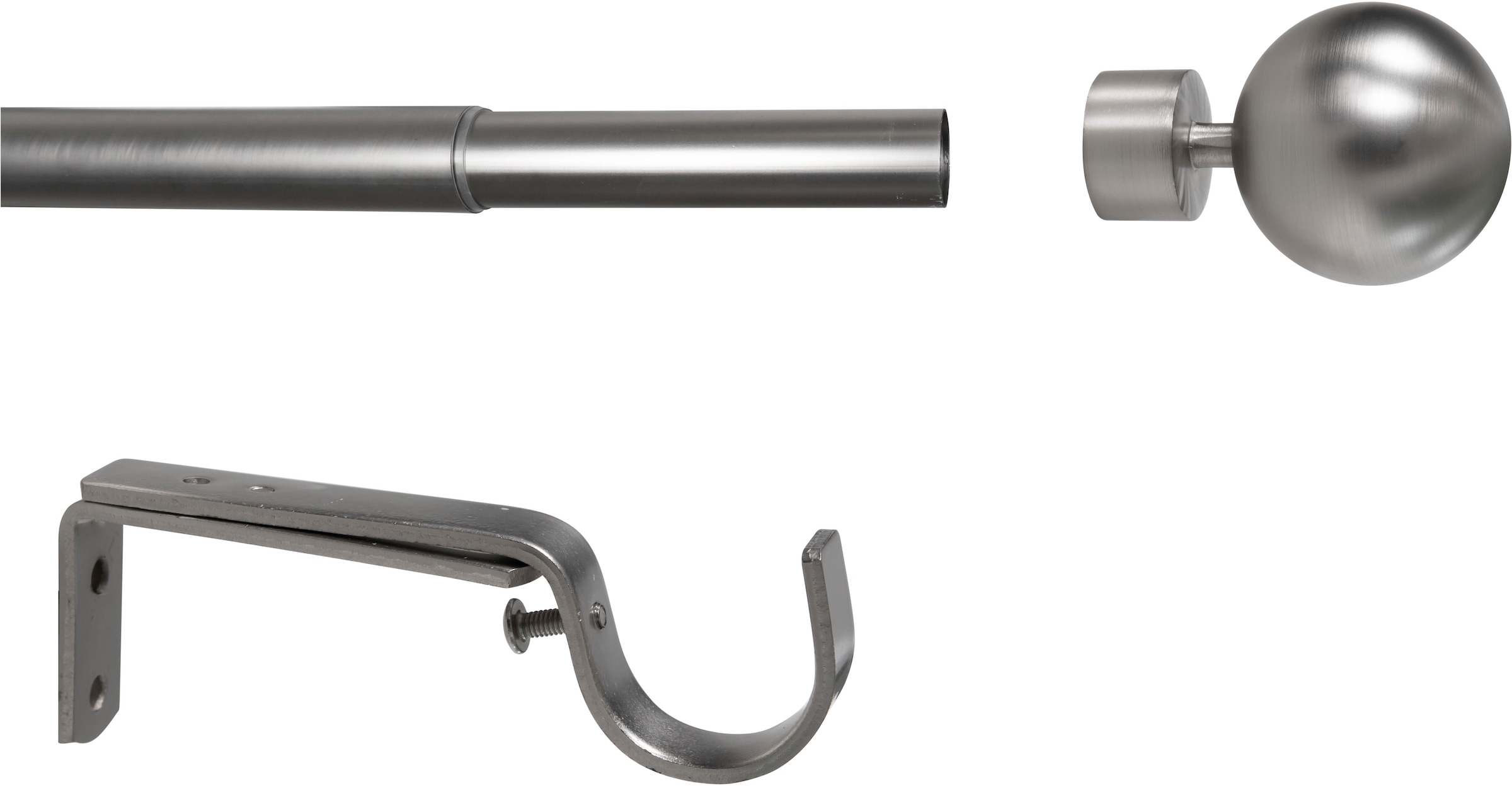 mydeco Gardinenstange »habito/ball-classic«, 1 läufig-läufig, ausziehbar