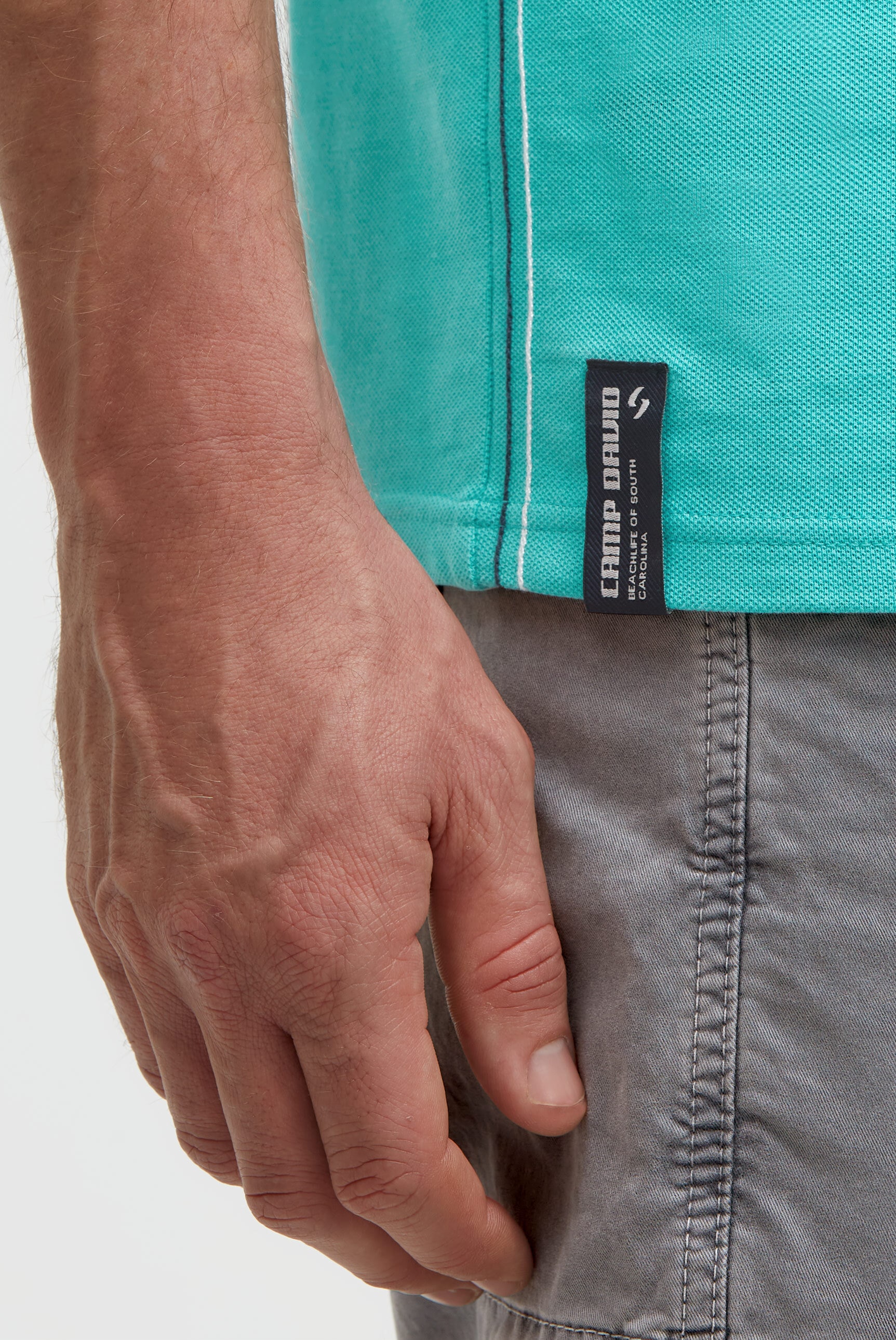 CAMP DAVID Poloshirt aus Baumwolle