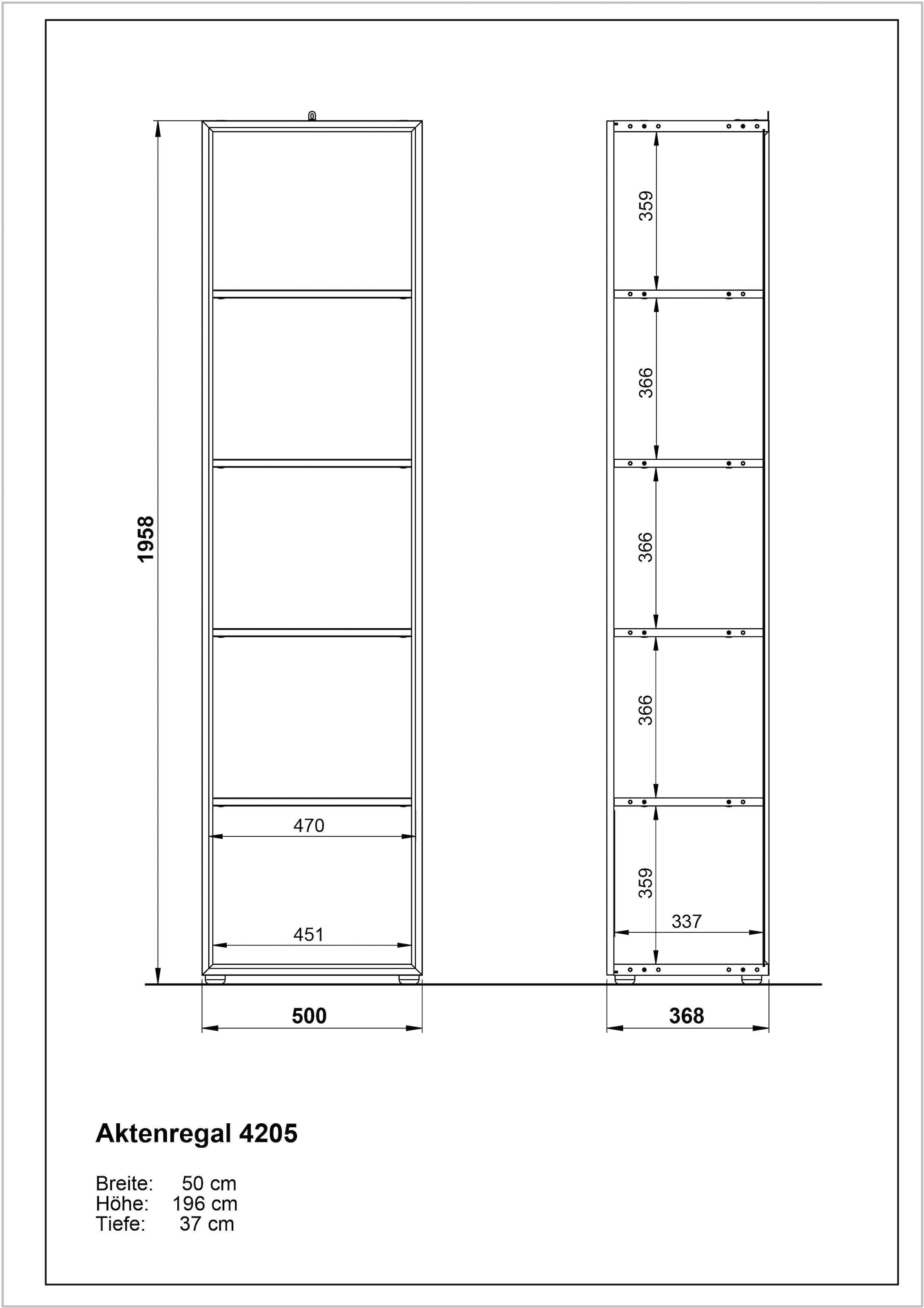 GERMANIA Büro-Set »GW-Monteria«, (Set, 3 tlg.)