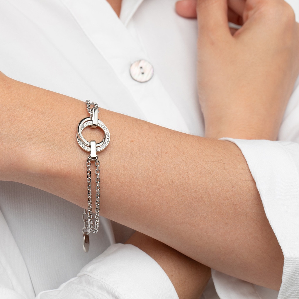 Lotus Armband »Essentials« mit Glasstein
