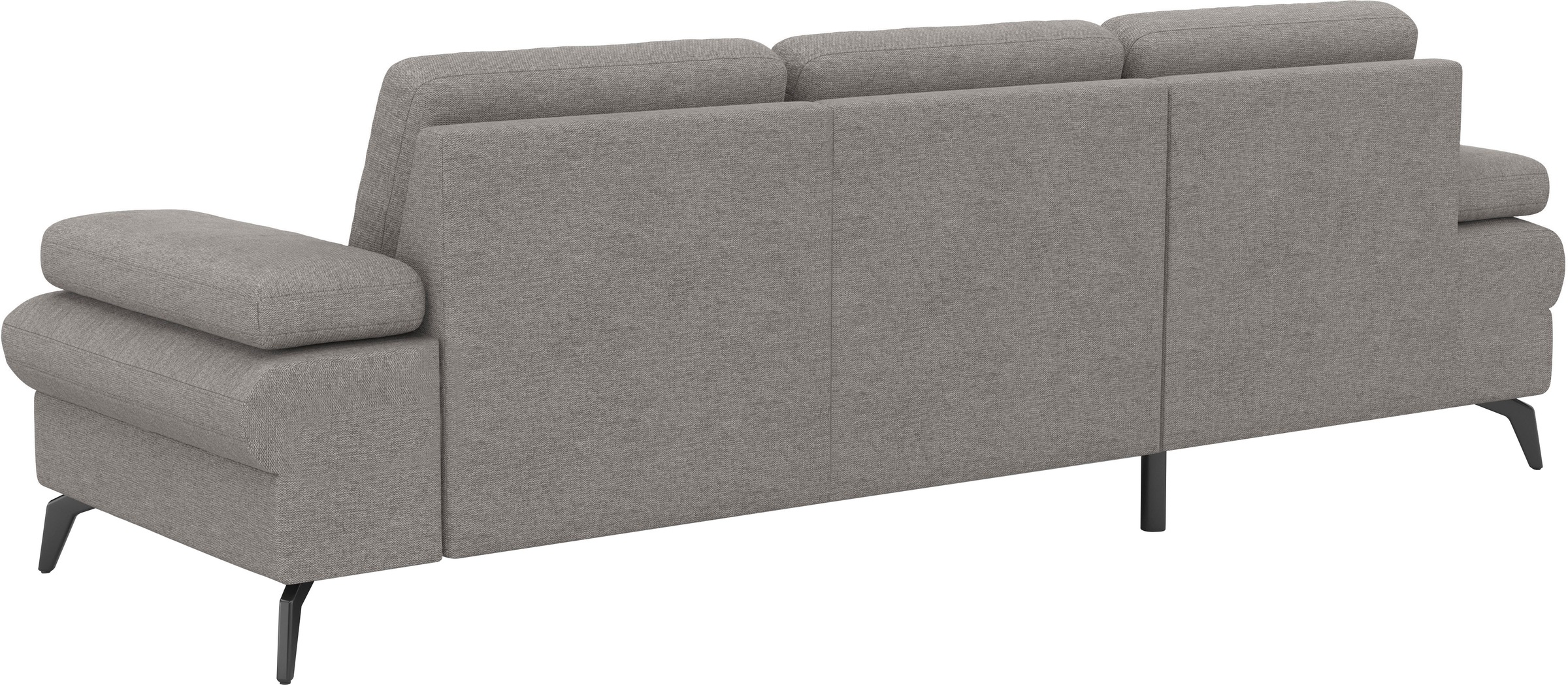 sit&more Ecksofa »Morris Jubi L-Form«, inkl. Armteilfunktion und 1 Zierkissen, wahlweise mit Bettfunktion