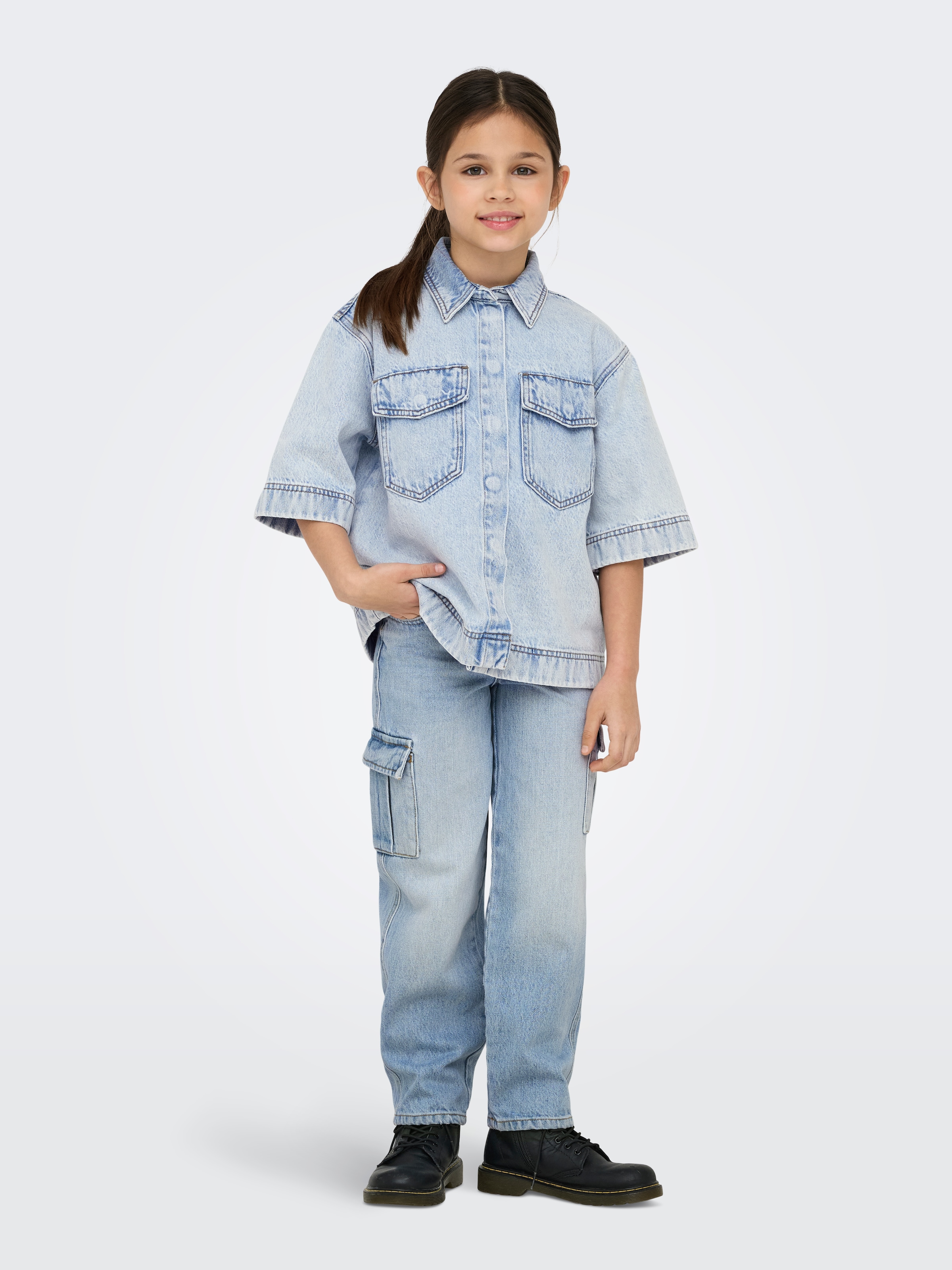 KIDS ONLY Cargojeans »KOGHARMONY WIDE CARGO CARROT AZG NOOS«