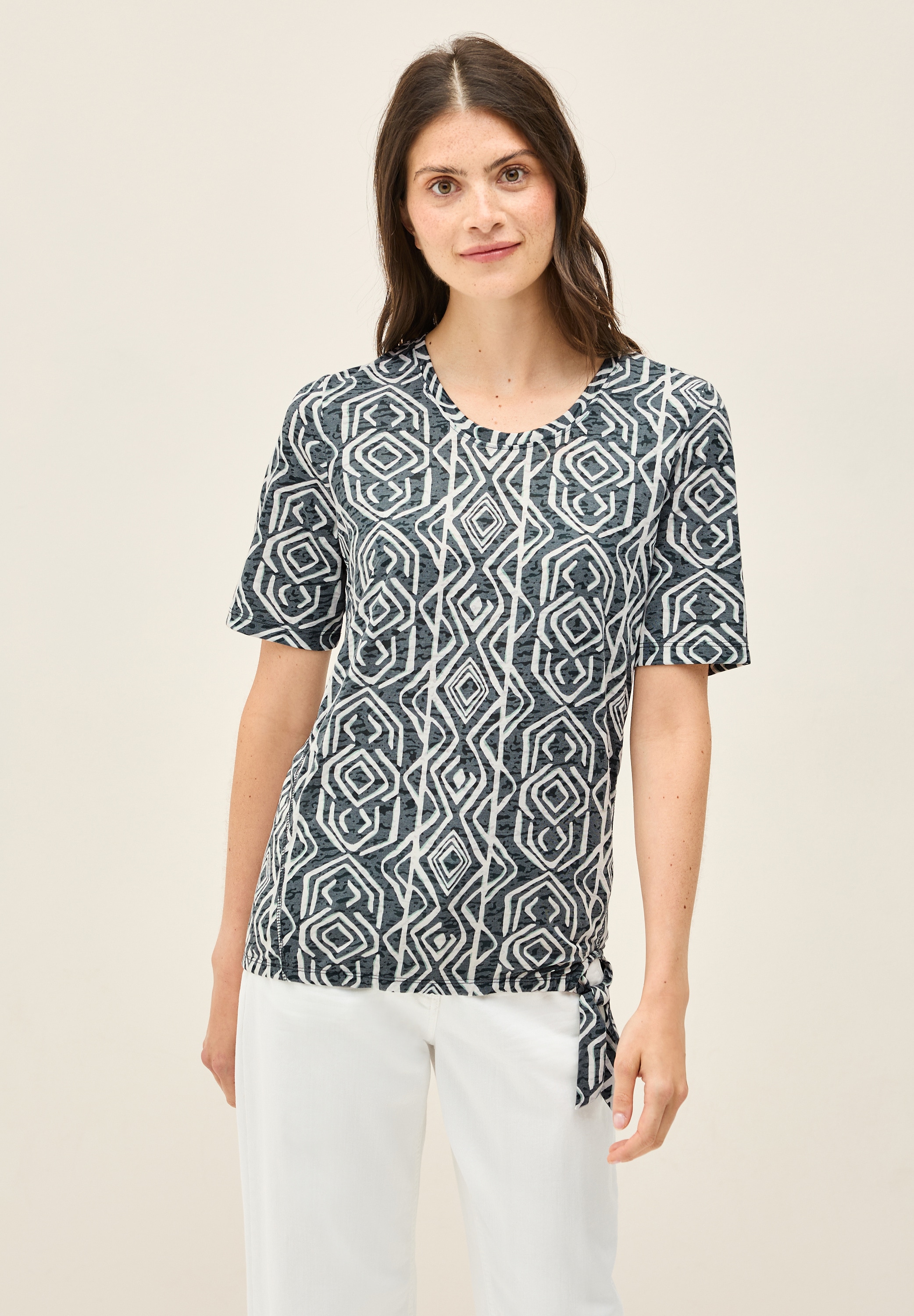 Cecil Print-Shirt, mit Gummizug im Bund günstig online kaufen