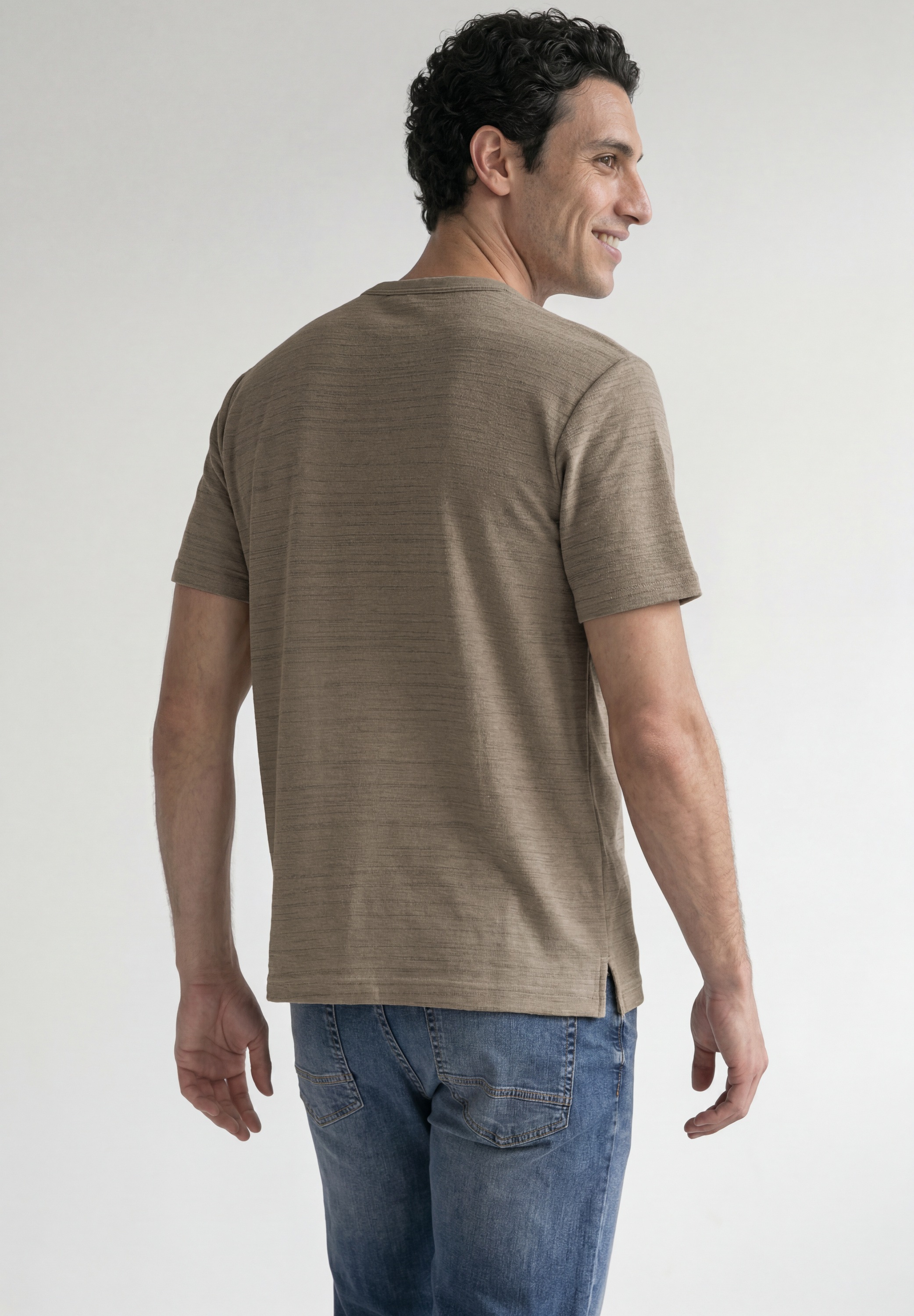 STREET ONE MEN T-Shirt mit Rundhalsausschnitt