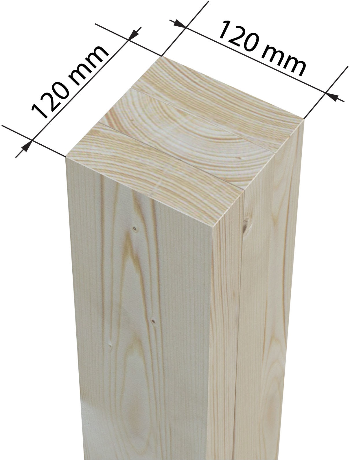 Palmako Doppelcarport »Robert« Massivholz 531 cm weiß/weiß