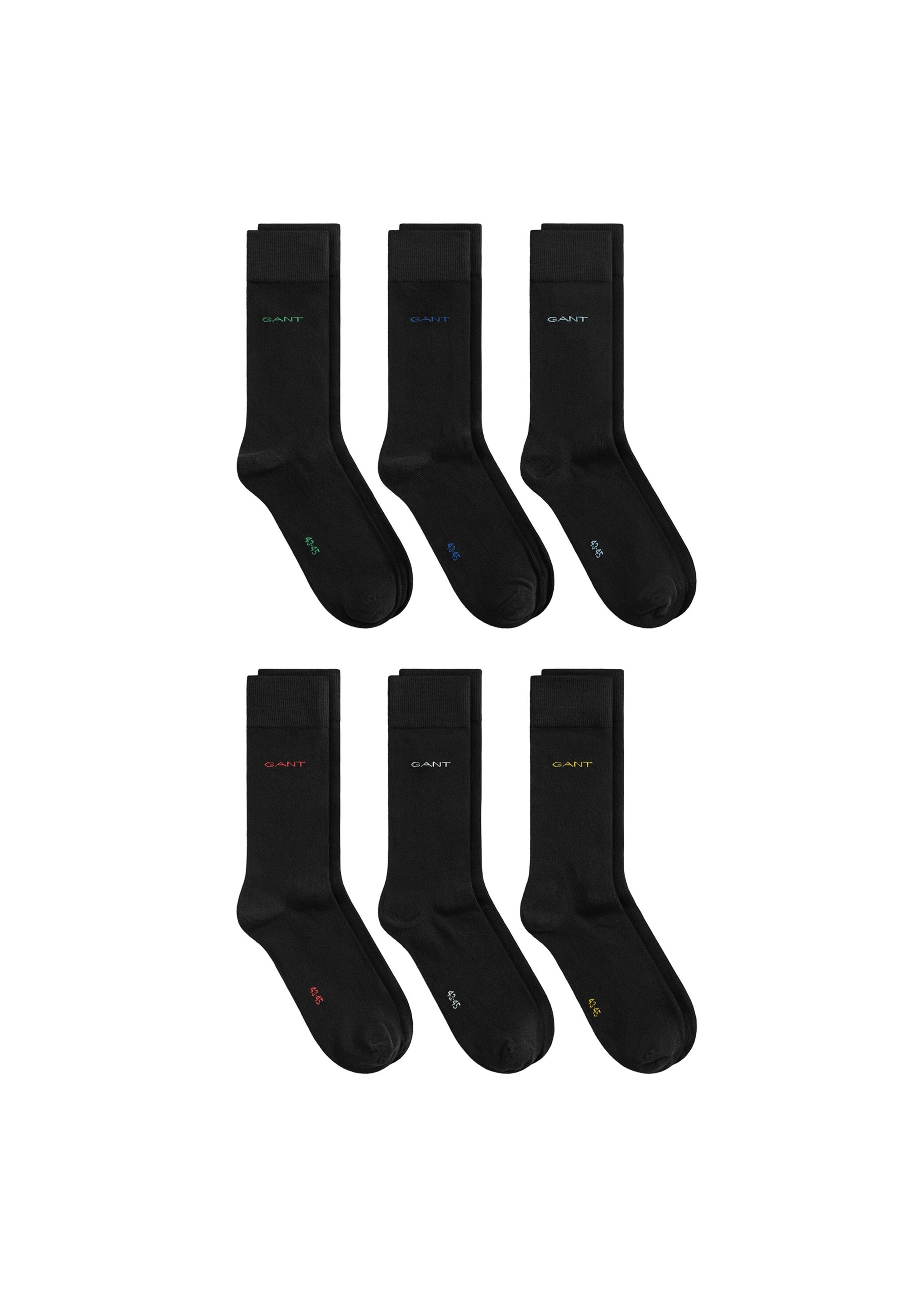 Gant Kurzsocken "Socken SOFT COTTON SOCKS 6-PACK 6er Pack" 6 Paar tlg. günstig online kaufen