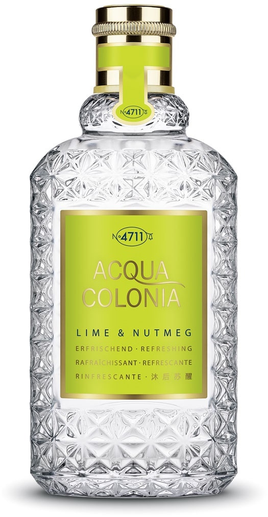 4711 Eau de Cologne »4711 Acqua Colonia LIME & NUTMEG EAU DE COLOGNE NATURAL SPRAY 100 ML«, (Packung, 1 tlg.), harmonische Balance zwischen frischen und warmen Noten