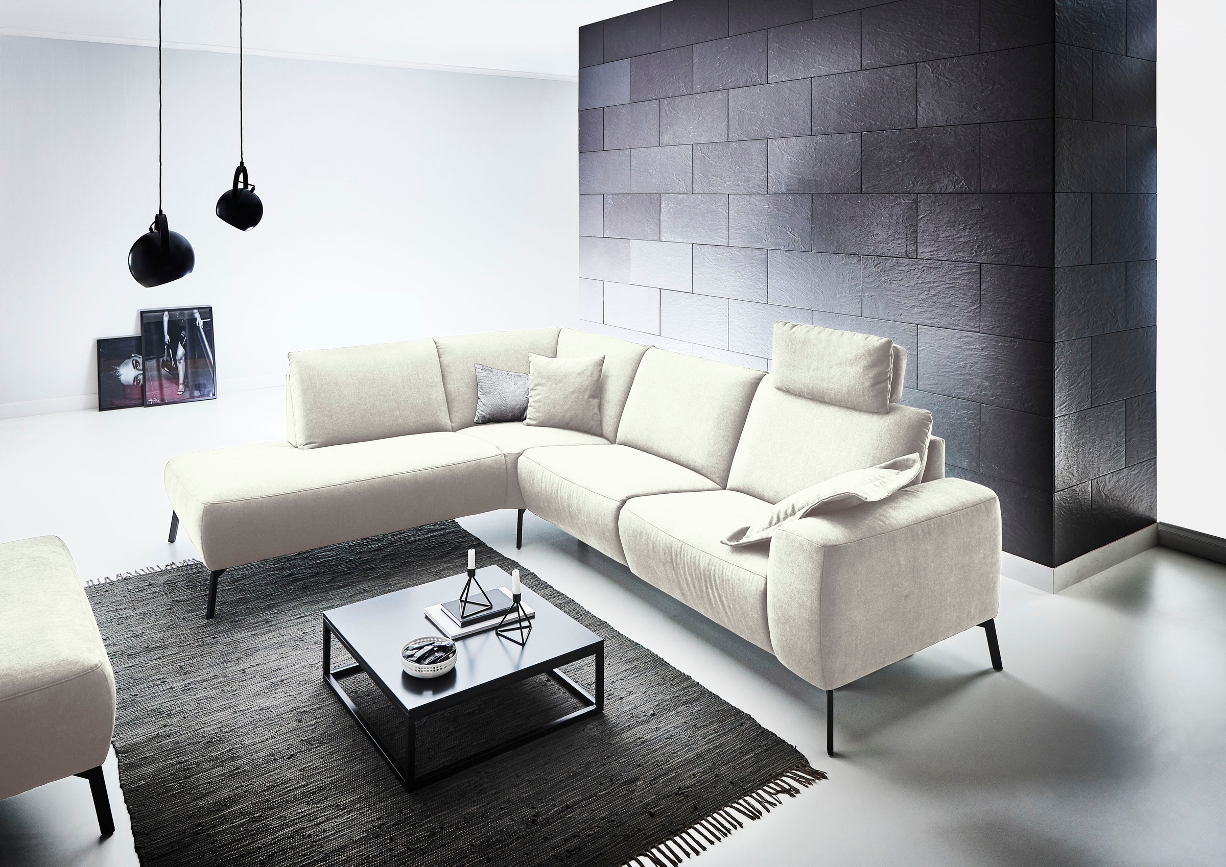 Home affaire Ecksofa "Bellini L-Form" incl. motorischer Relaxfunktio, wahlw günstig online kaufen