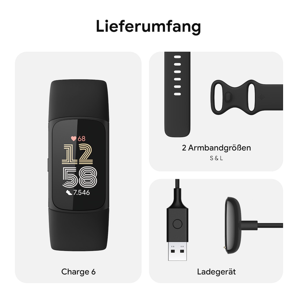 fitbit by Google Fitnessuhr »Charge 6«