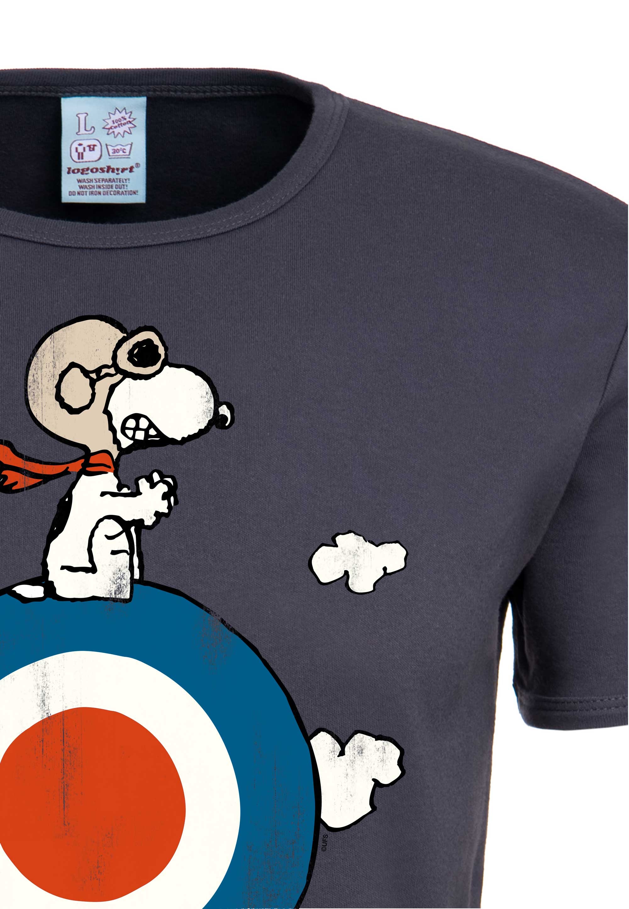 LOGOSHIRT T-Shirt »Snoopy«, mit lizenziertem Originaldesign