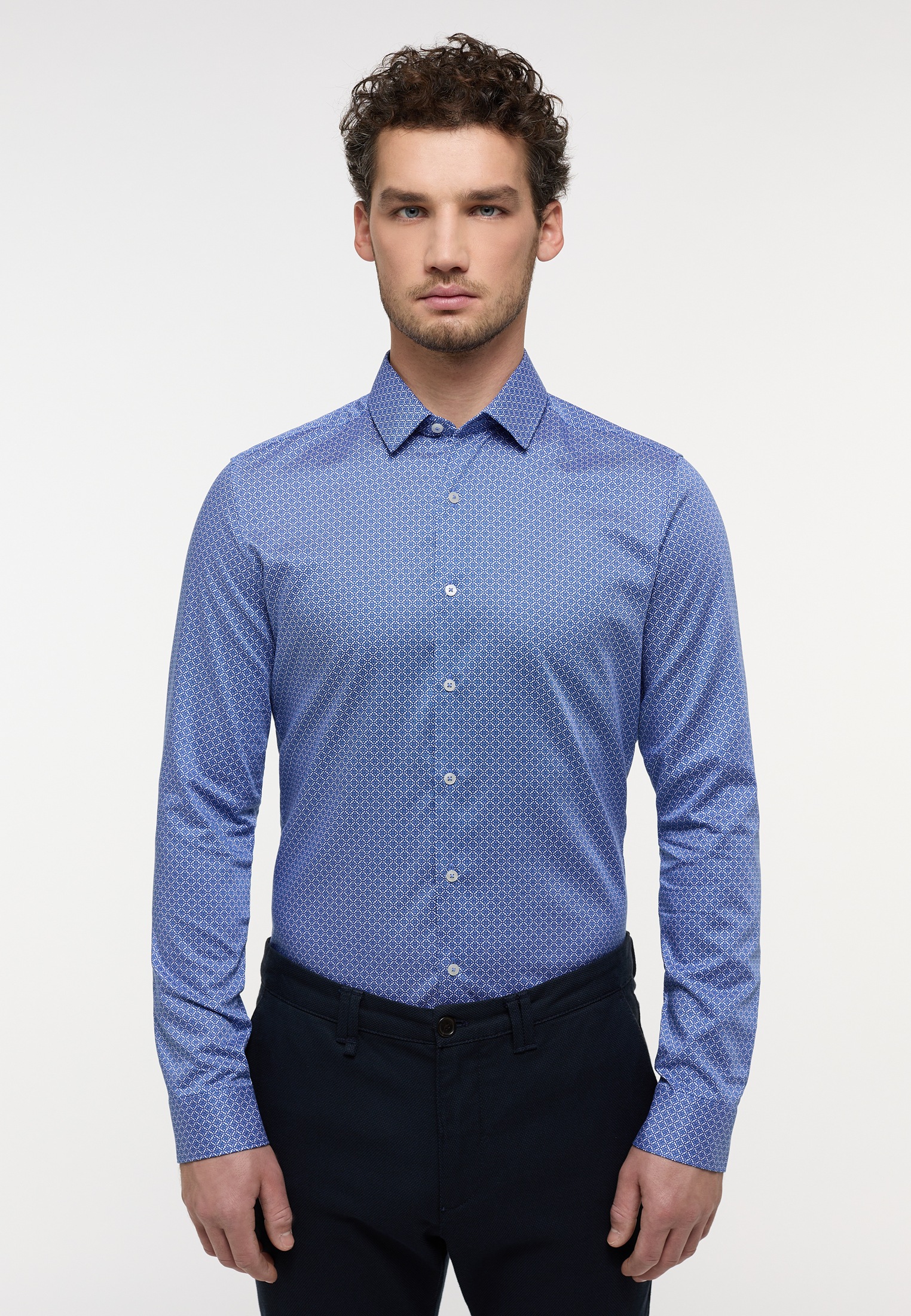 Eterna Langarmhemd "SUPER SLIM" NON IRON (bügelfrei) günstig online kaufen