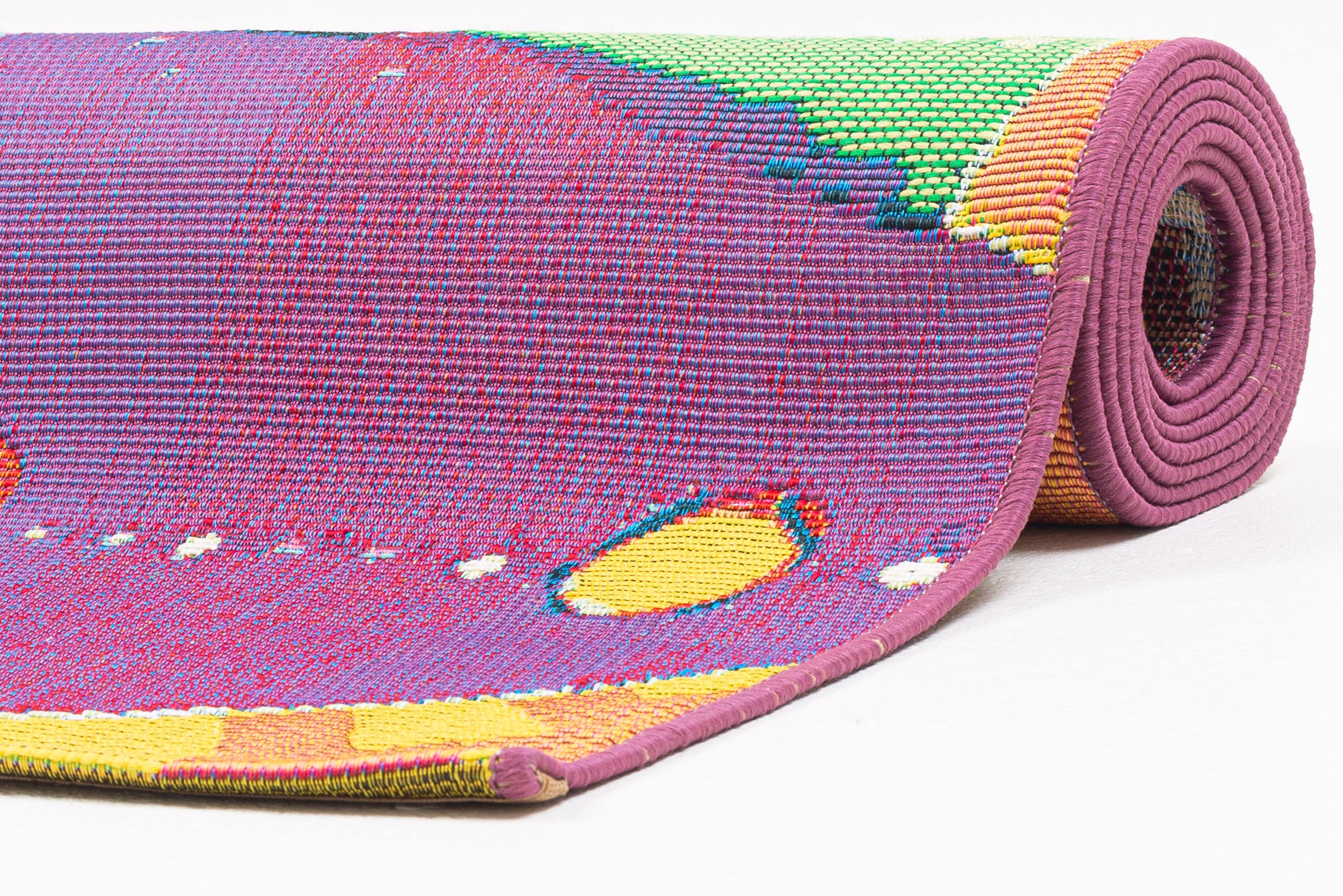 Sansibar Rantum Beach SA-020 Flachgewebe Teppich Bunt 160x230cm 3