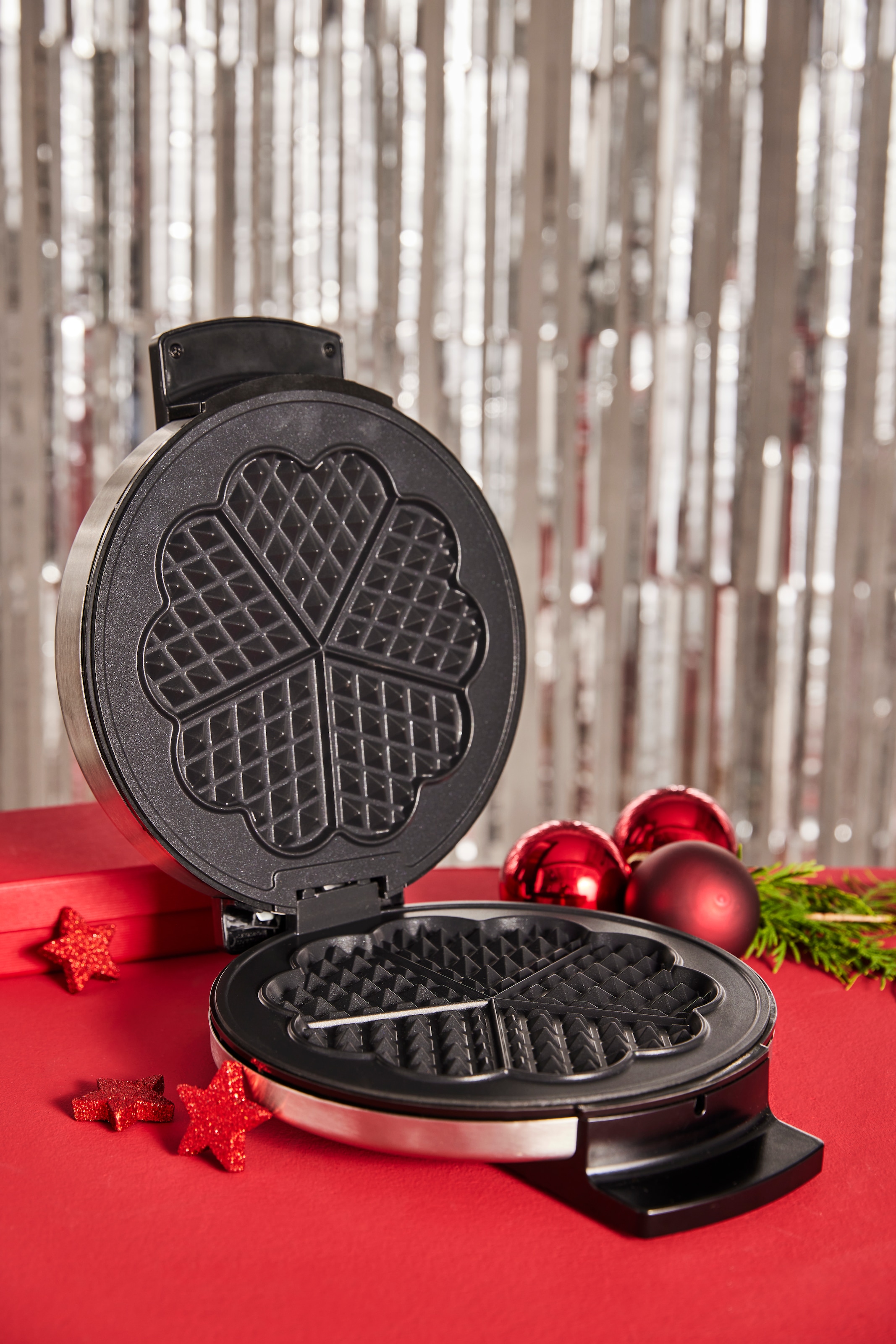 WMF Waffeleisen »LONO, antihaftbeschichtete Aluminium-Gussplatten, stufenlose Bräunung«, 900 W, einfache Aufbewahrung, Kabelaufwicklung, Maße: 22 x 26 x 8,5 cm