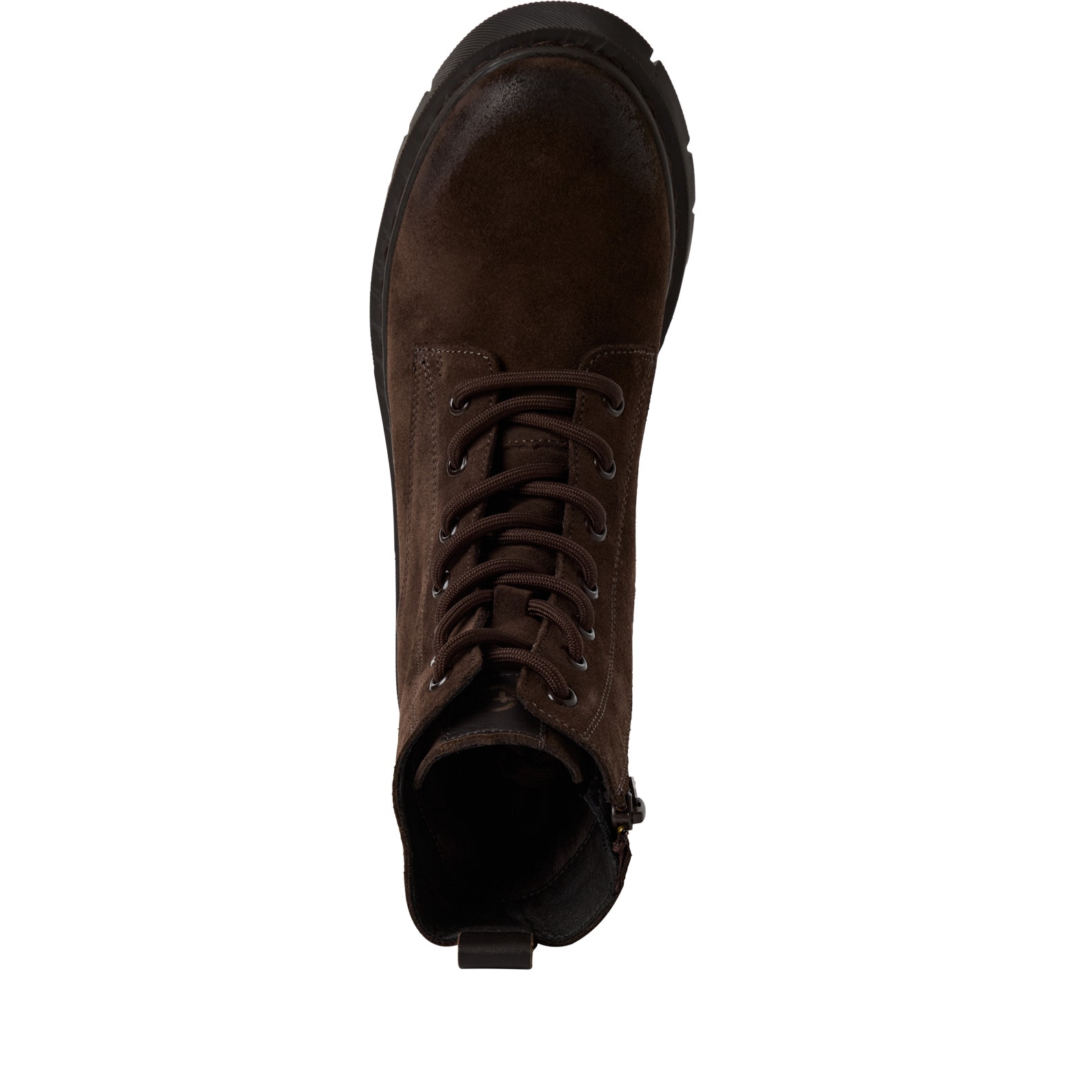 Tamaris Schnürstiefelette, Blockabsatz, Schnürboots, Herbstschuh mit Ziernähten
