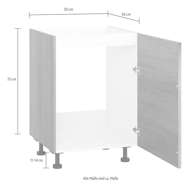 Express Küchen Spülenunterschrank »Trea SP50«, Breite 50 cm, Höhe 75 cm |  BAUR