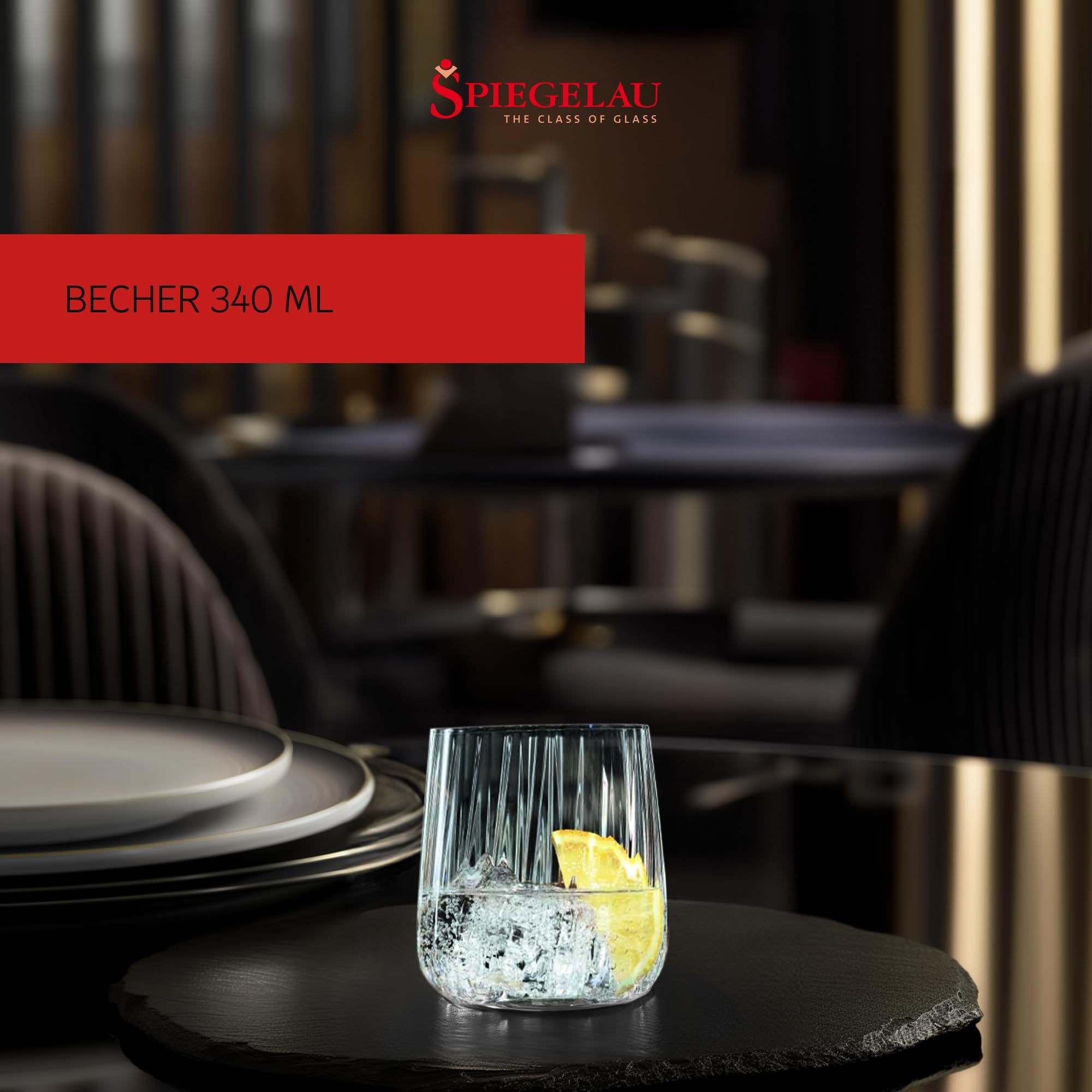 SPIEGELAU Glas »Tumbler« 340 ml, 4er Set