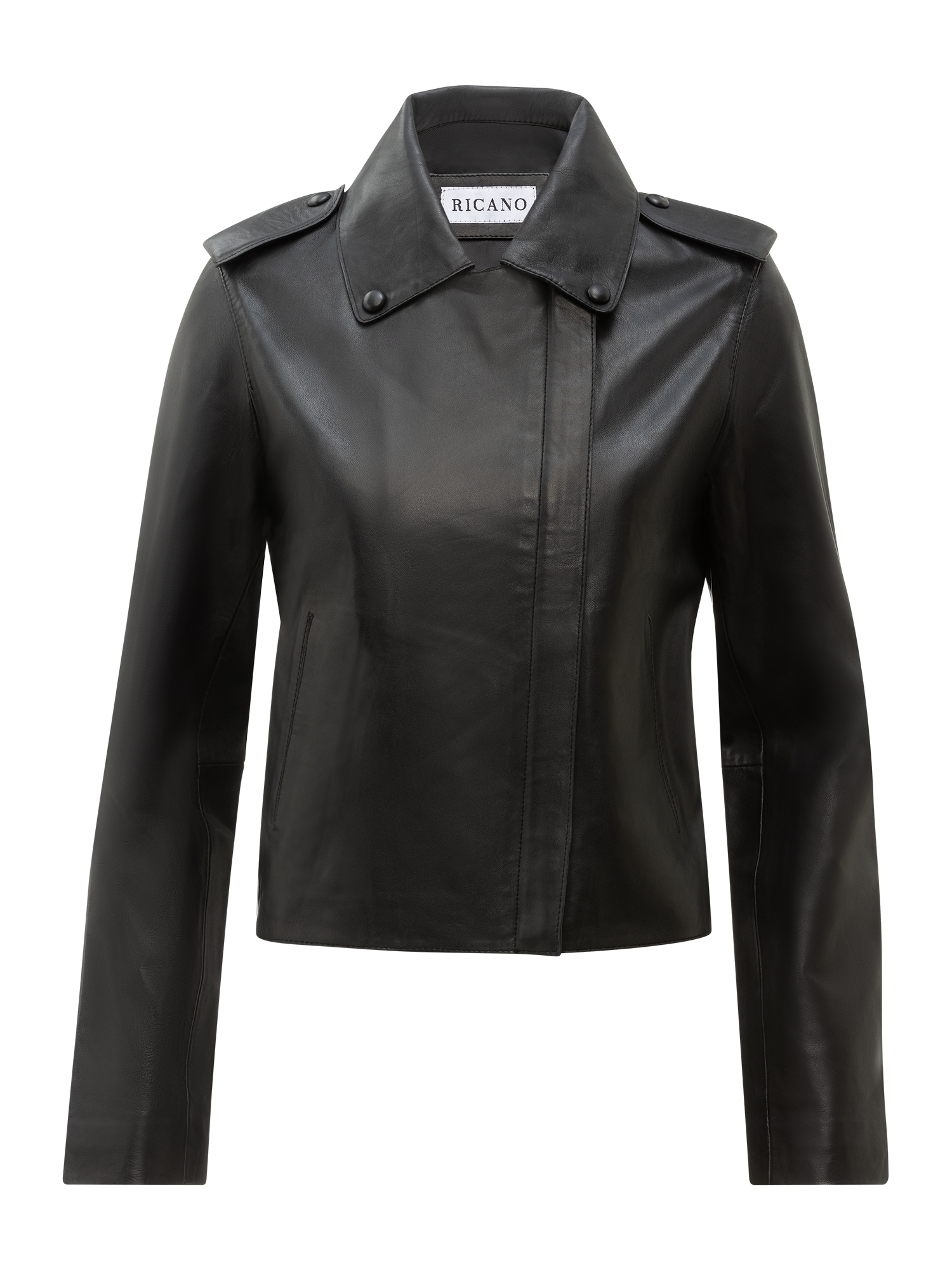 RICANO Bikerjacke "Lederjacke Juana" Handgefertigt aus echtem Leder