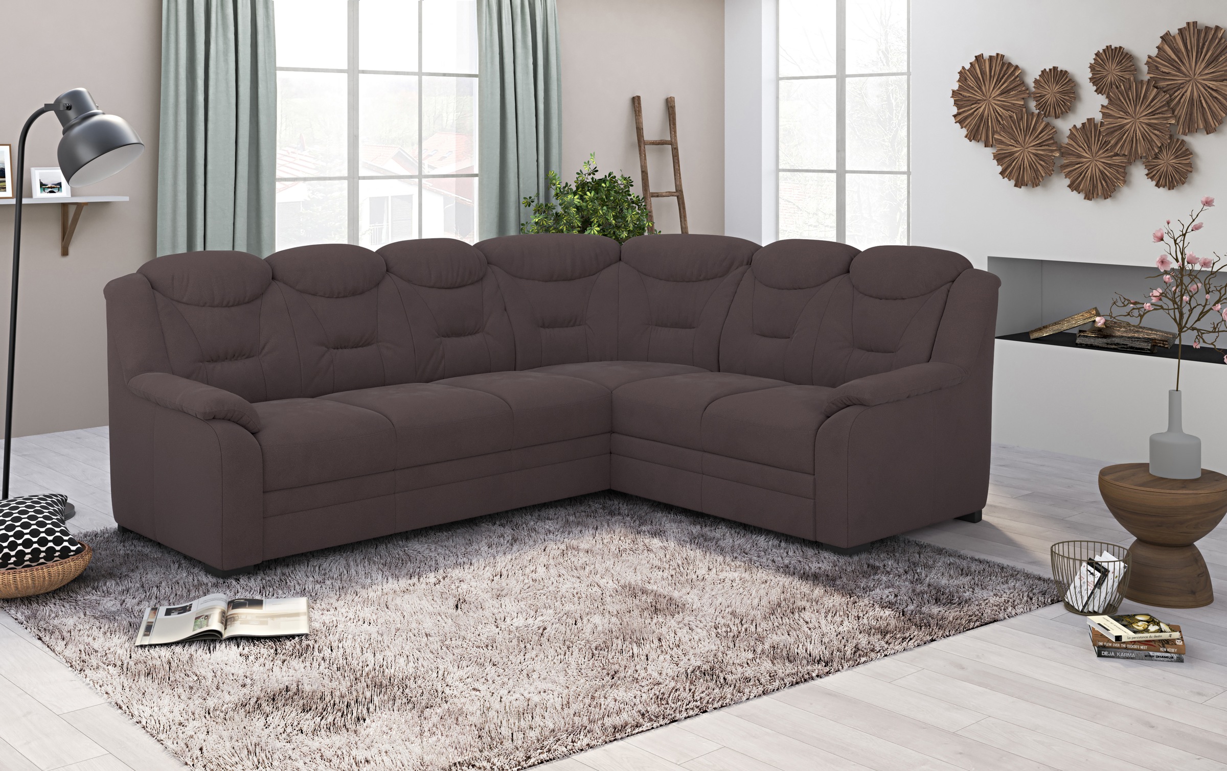 COTTA Ecksofa "Marcus L-Form", wahlweise mit Bettfunktion & Stauraum günstig online kaufen