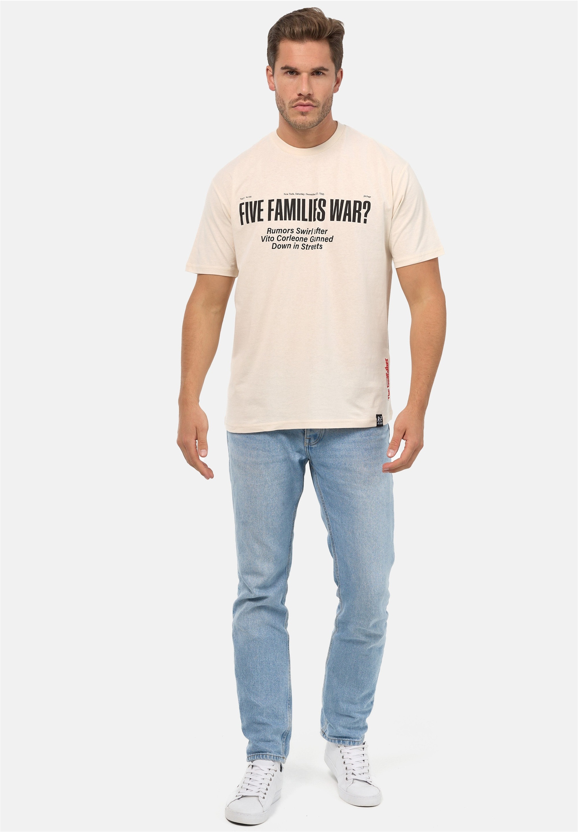 Recovered T-Shirt »The Godfather New York 1945 Relaxed«, (1 tlg.), mit angesagten Prints