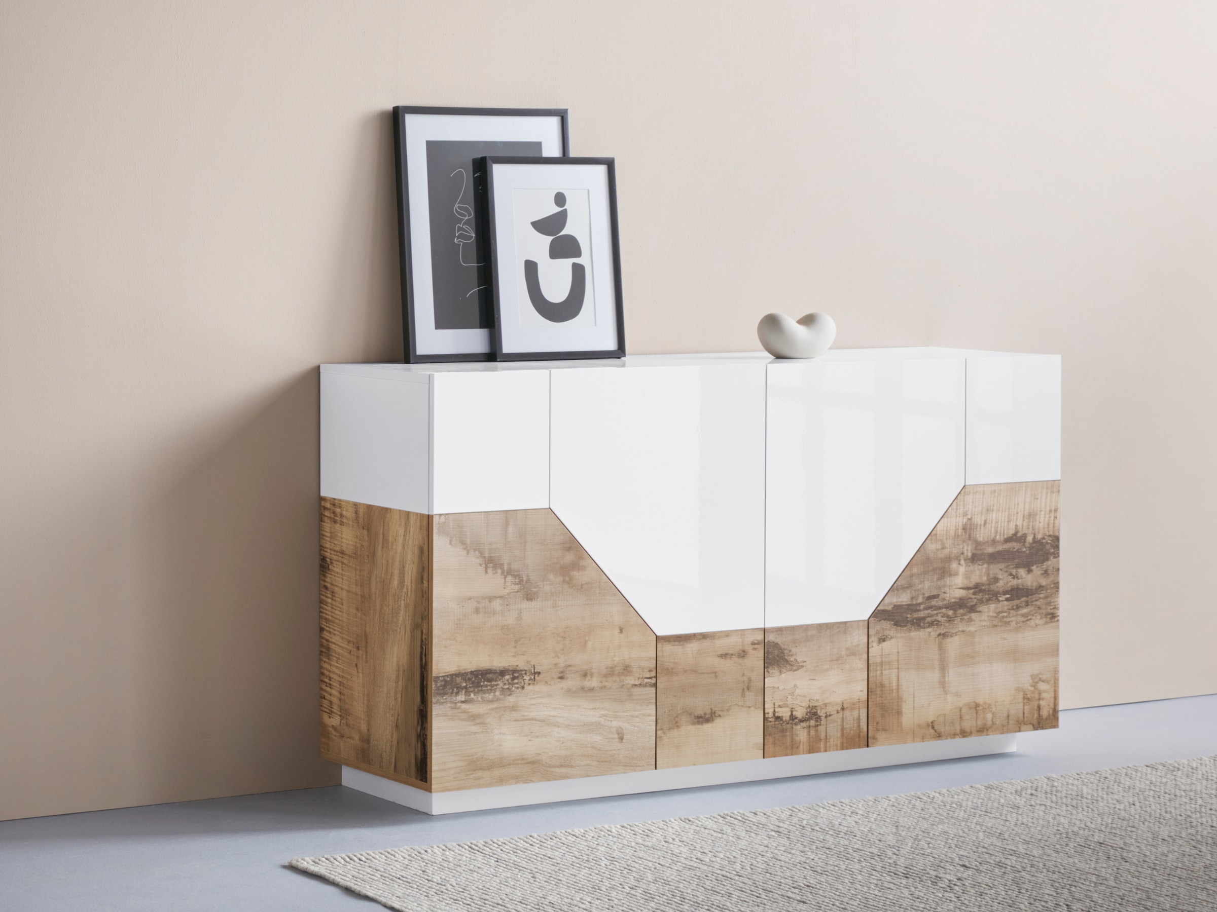 INOSIGN Sideboard "ALIEN-Kommode, Schrank, Anrichte mit 4 Türen und 4 Fäche günstig online kaufen