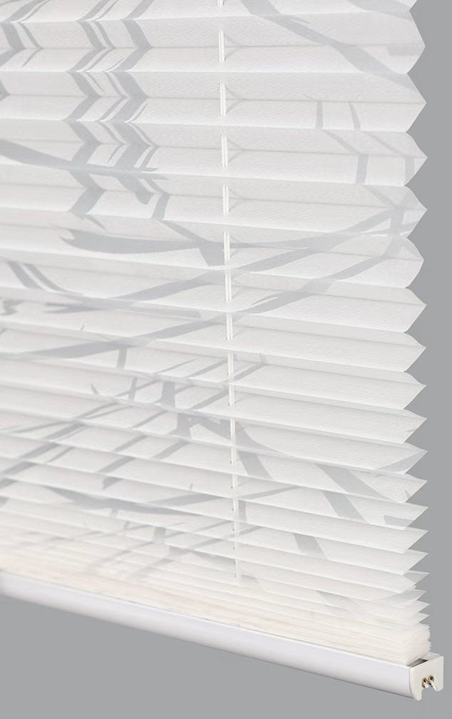 K-HOME Plissee »Plissee Ausbrenner Streifen, Klemmfix, ohne Bohren, Lichtschutz« Lichtschutz ohne Bohren verspannt Klemmfix-Plissee mit Ausbrenner Stoff