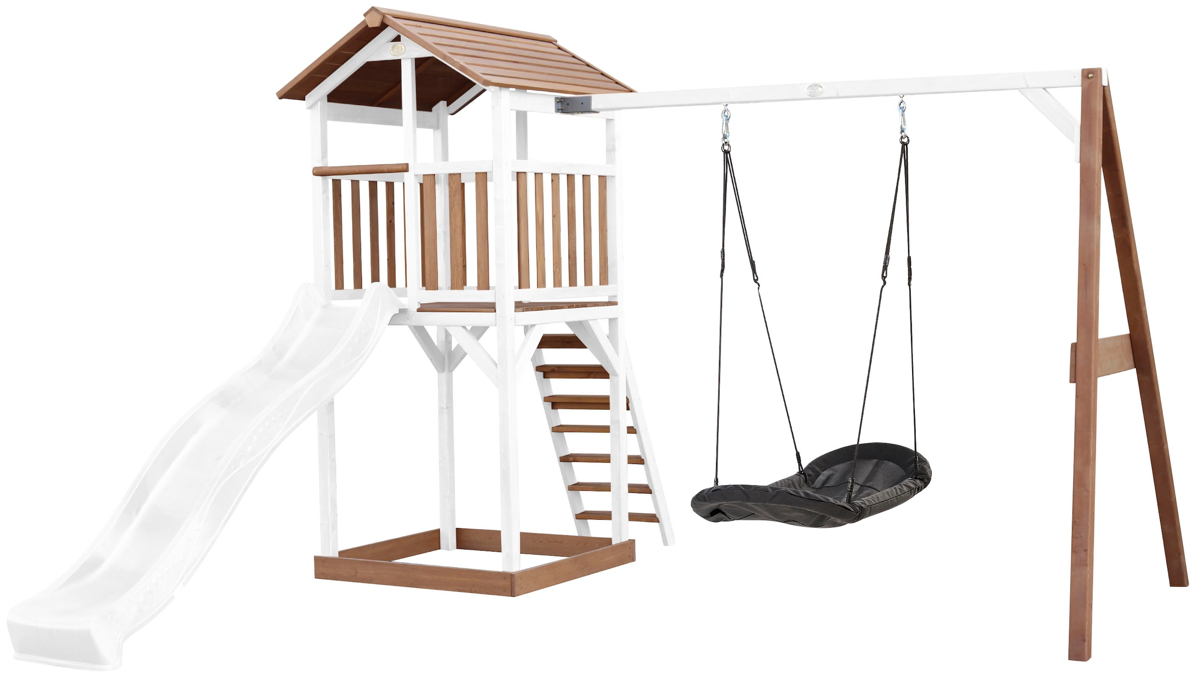 AXI Spielturm »Beach Tower«, mit Roxy Nestschaukel und Rutsche
