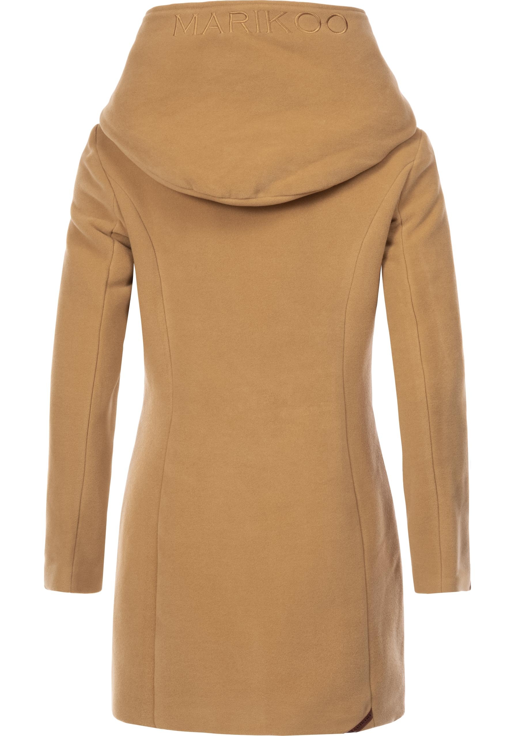 Thumbnail - Marikoo Wintermantel "Maikoo" hochwertiger Mantel in Wollmantel-Optik mit großer Kapuze