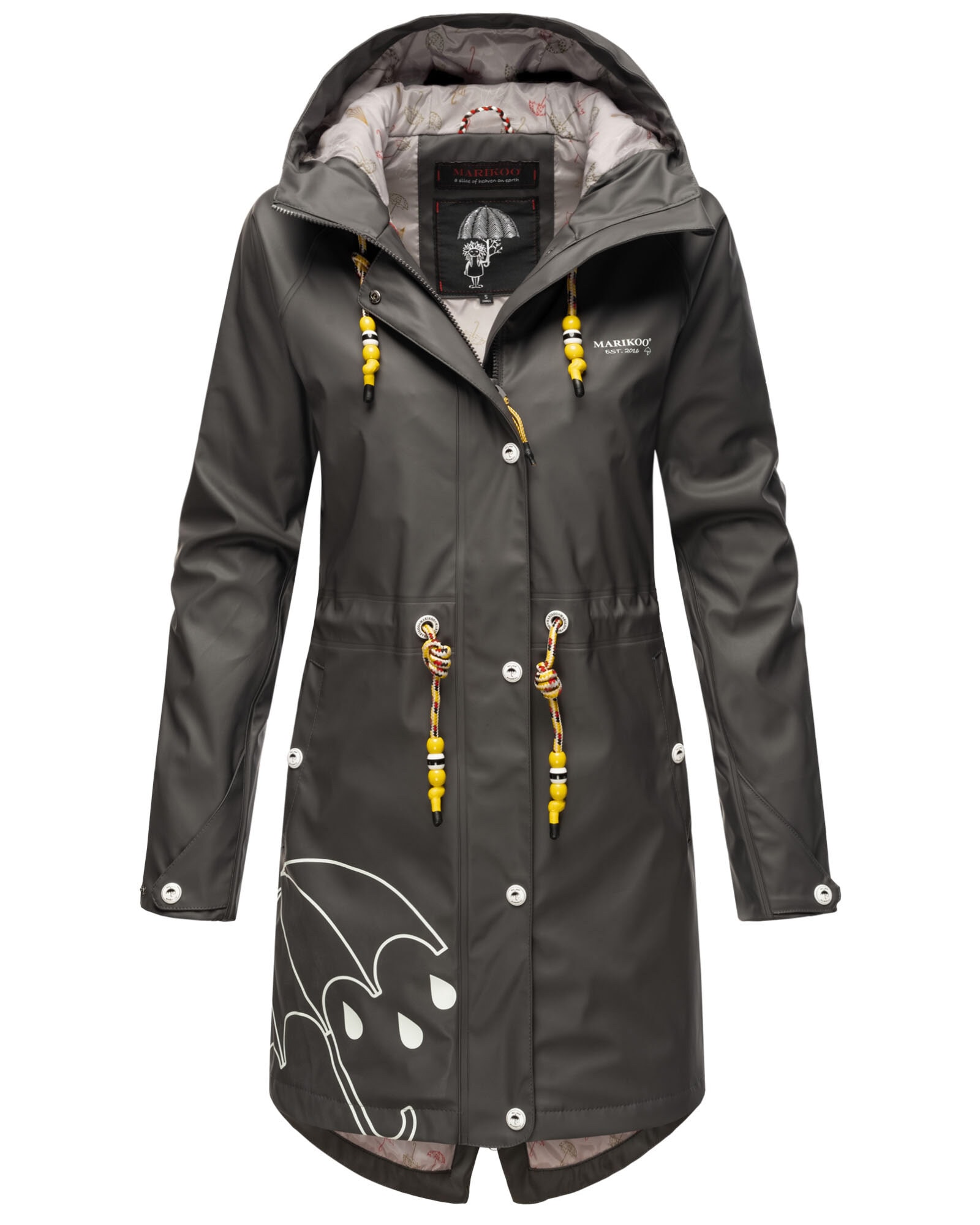 Marikoo Outdoorjacke »Dancing Umbrella«, mit einer großen Kapuze