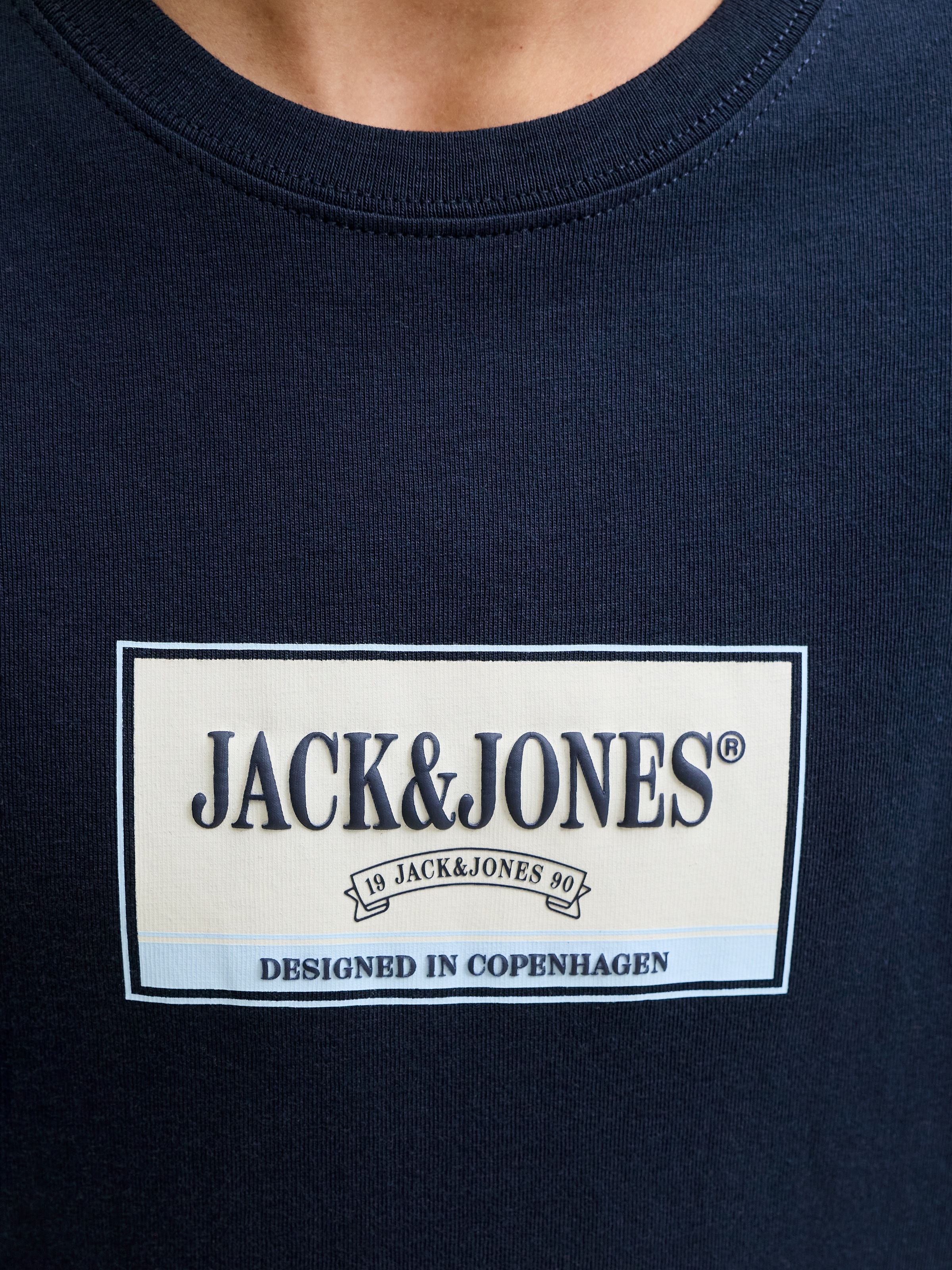 Jack & Jones Junior Langarmshirt »JORFREDERIKSBERG GRAPHIC BOX TEE LS JNR« Baumwolle, regular fit