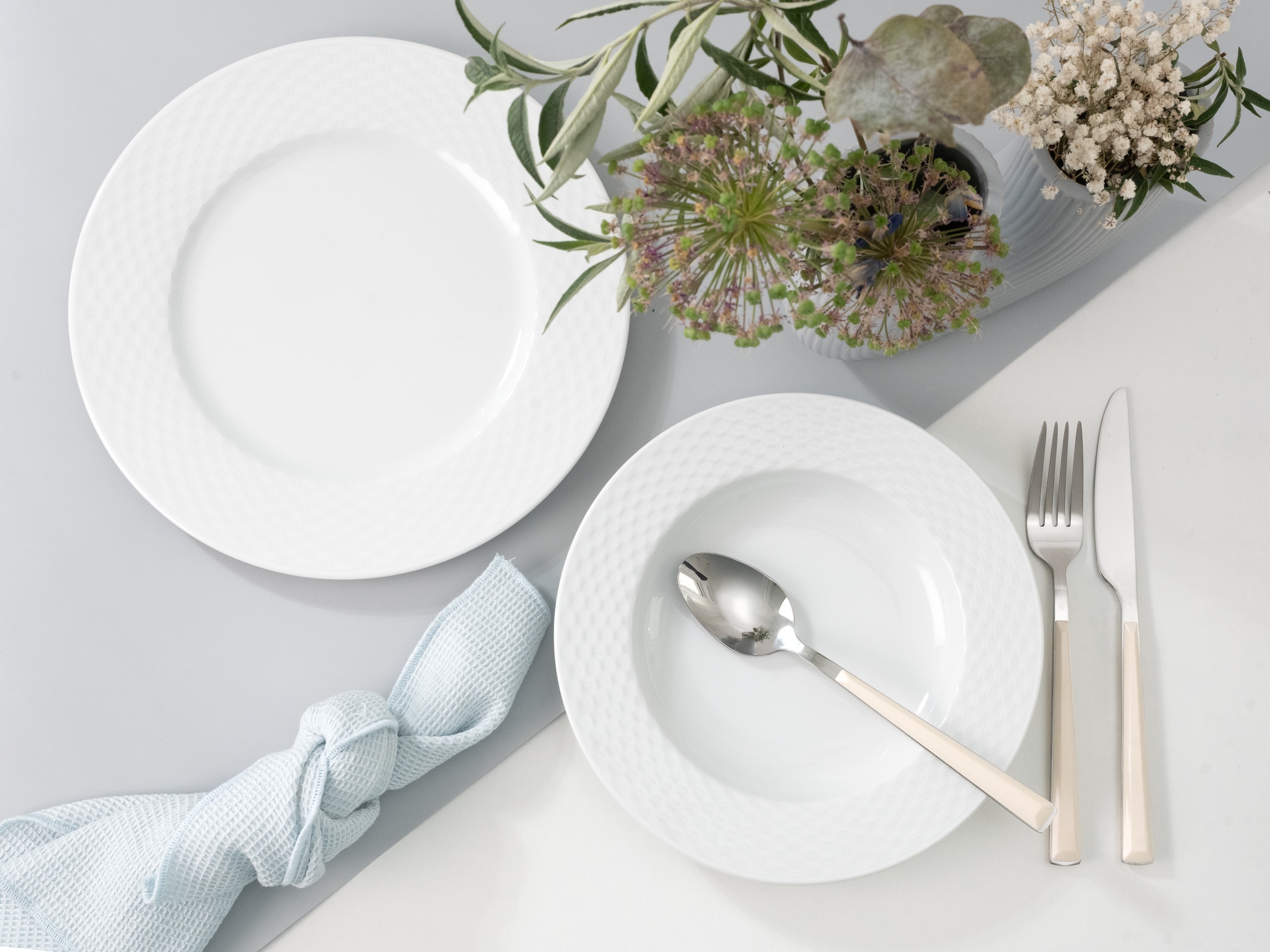 CreaTable Tafelservice »Polo, Service 12-tlg.« Teller Set, Daily Use, Zeitlos